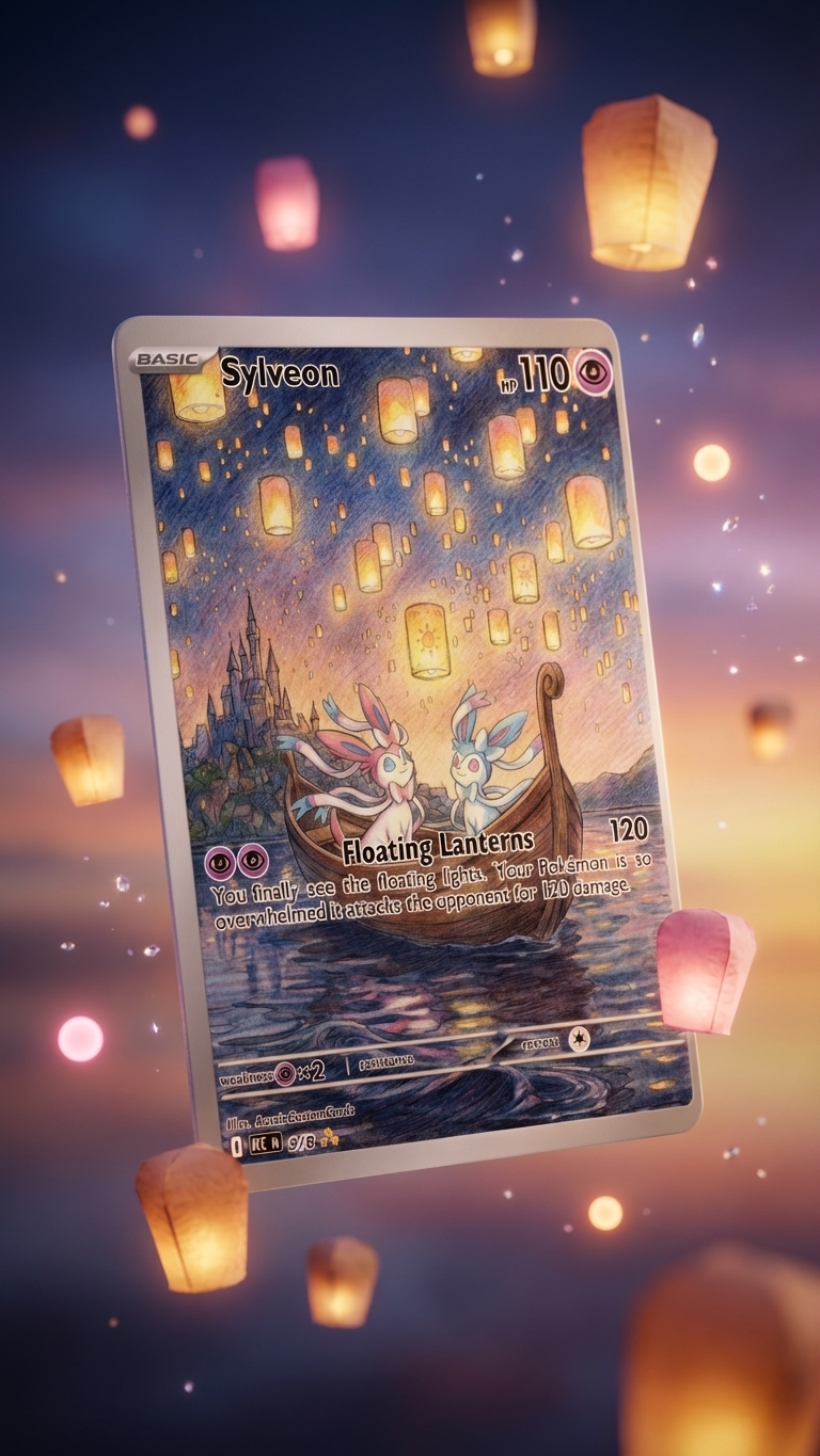 Disney Tangled inspired pokemon art