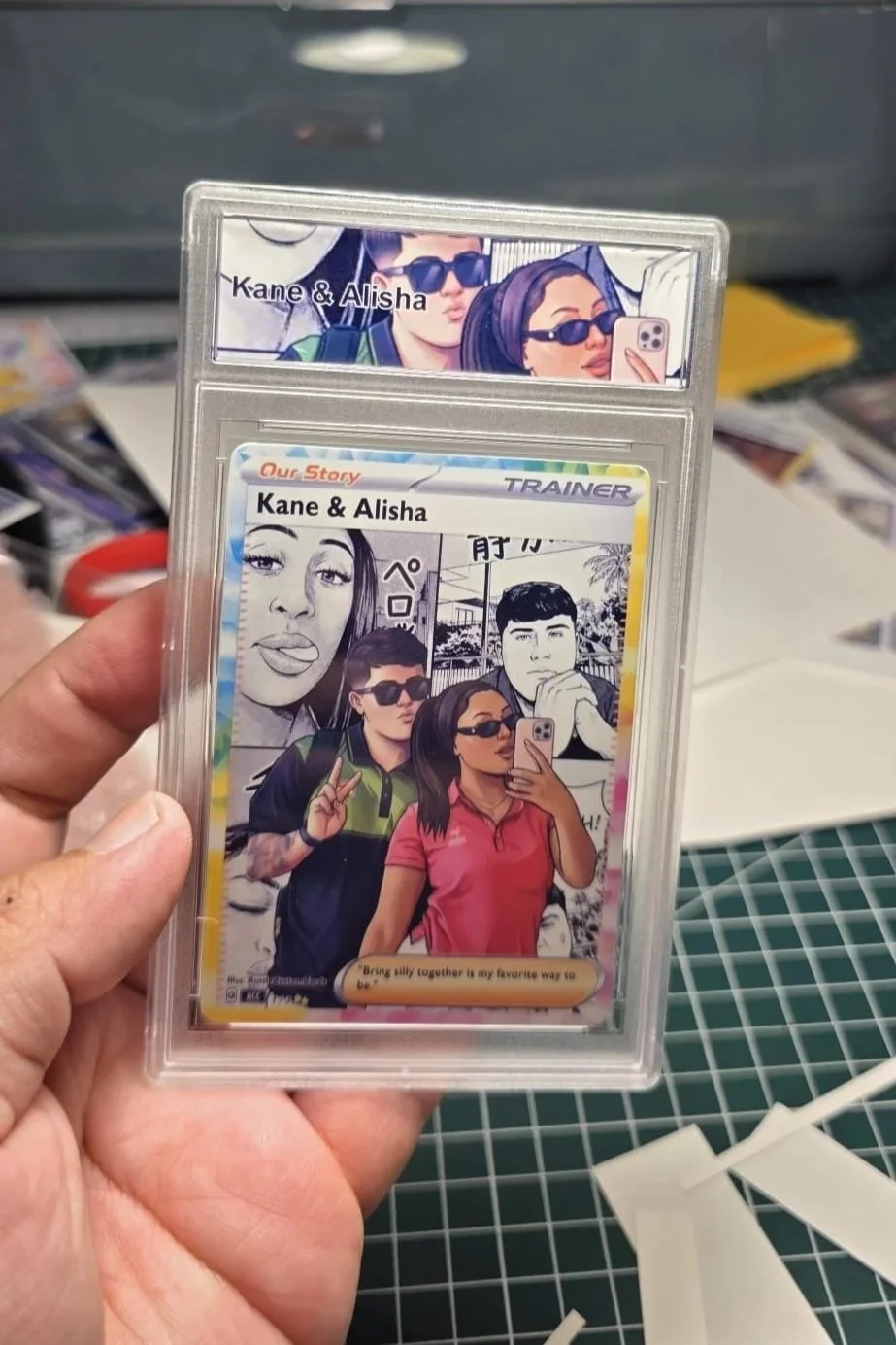 Manga card Valentine's day