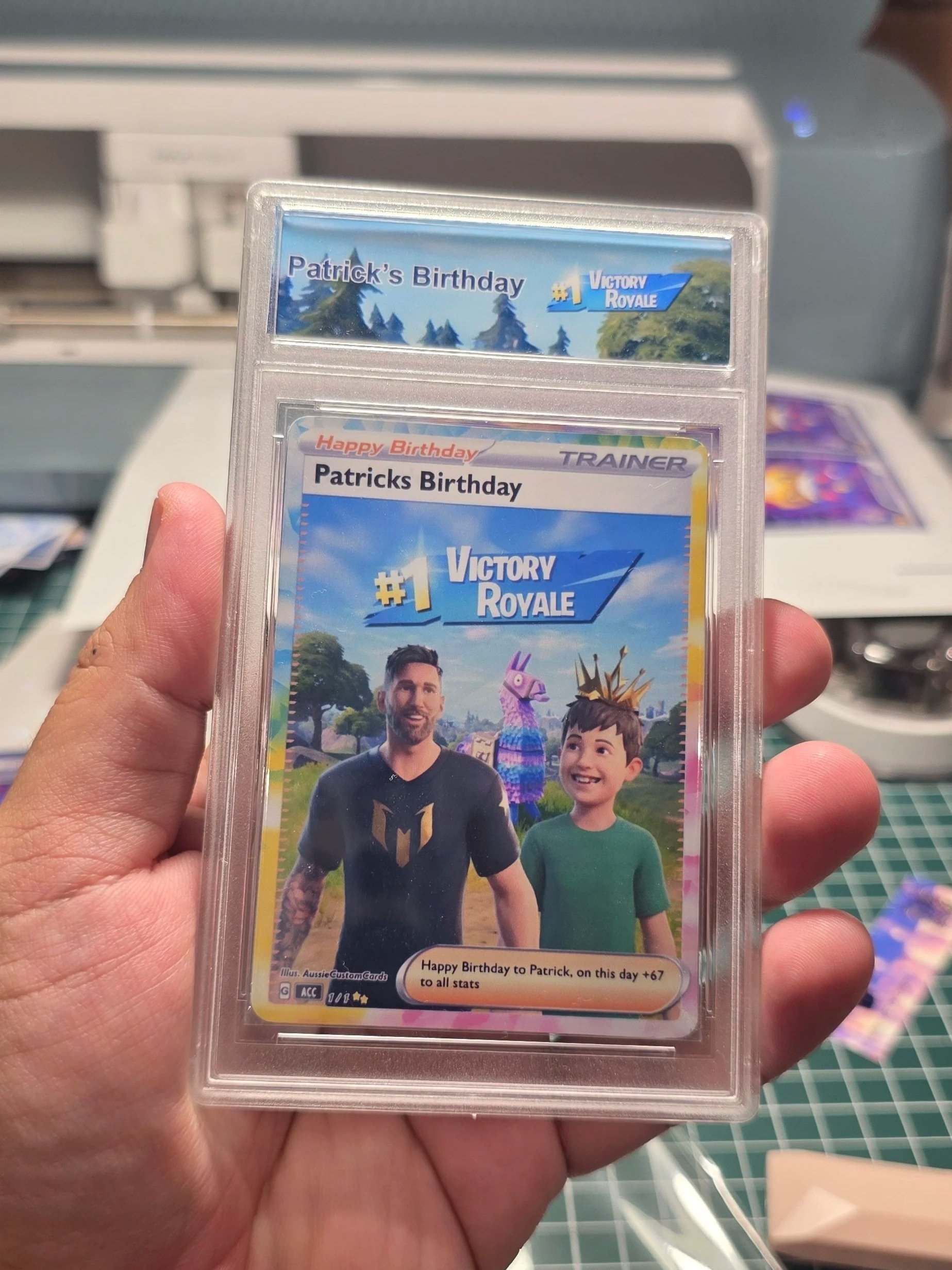 Birthday Fortnite Card