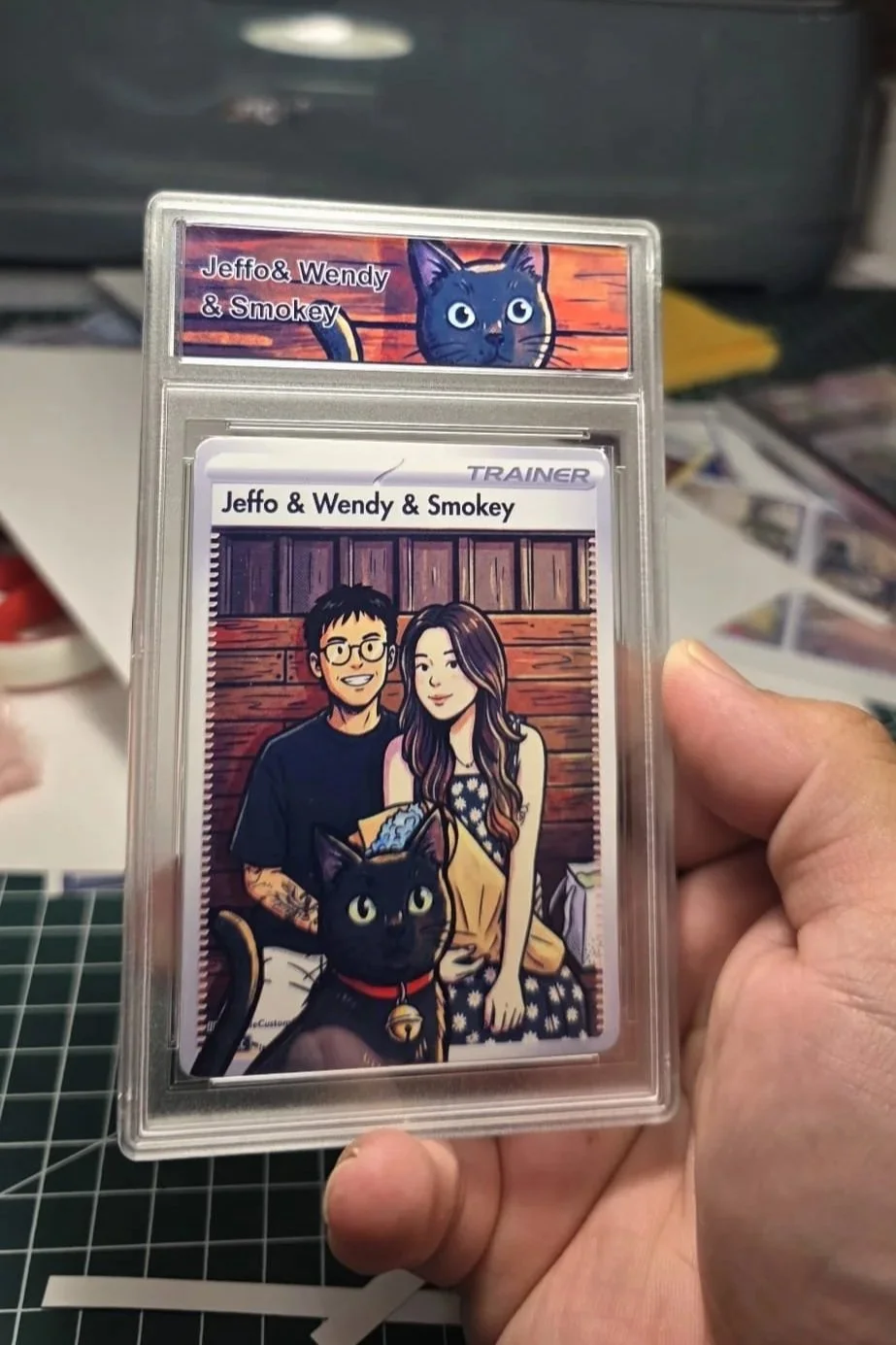 Art style with a cat