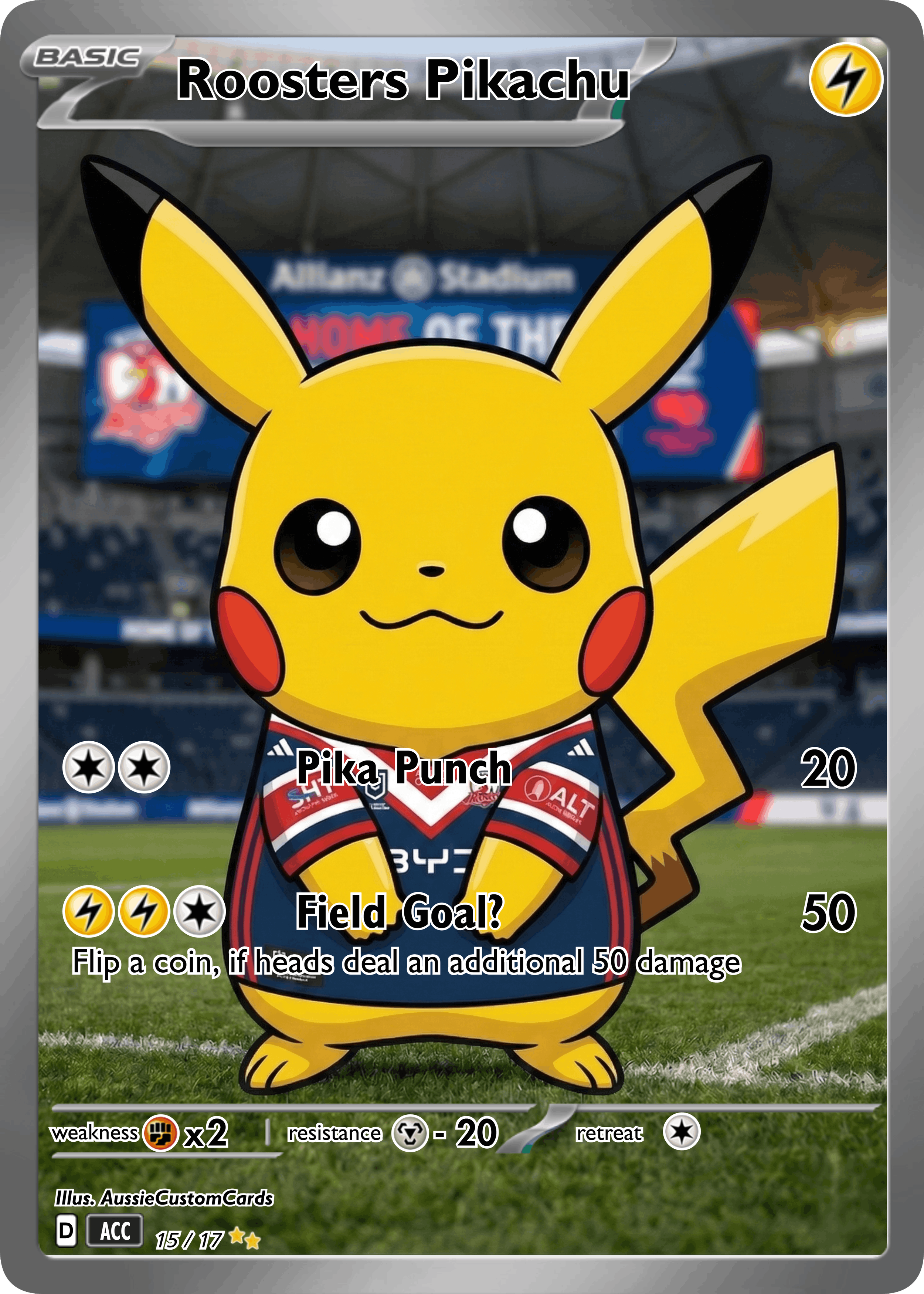 Roosters Pikachu
