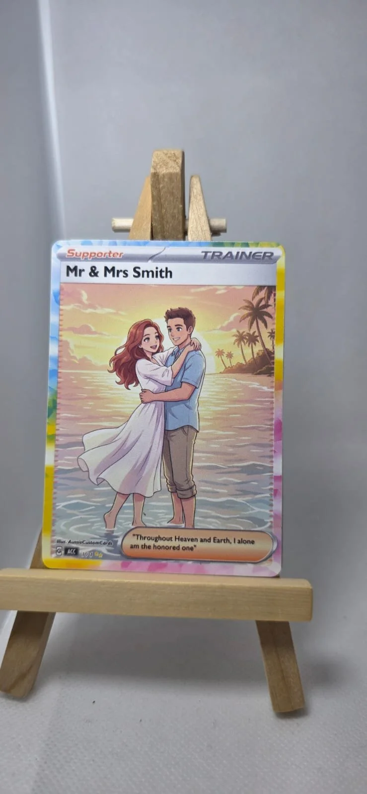 Personalised Art Gaming Cards (PKM)