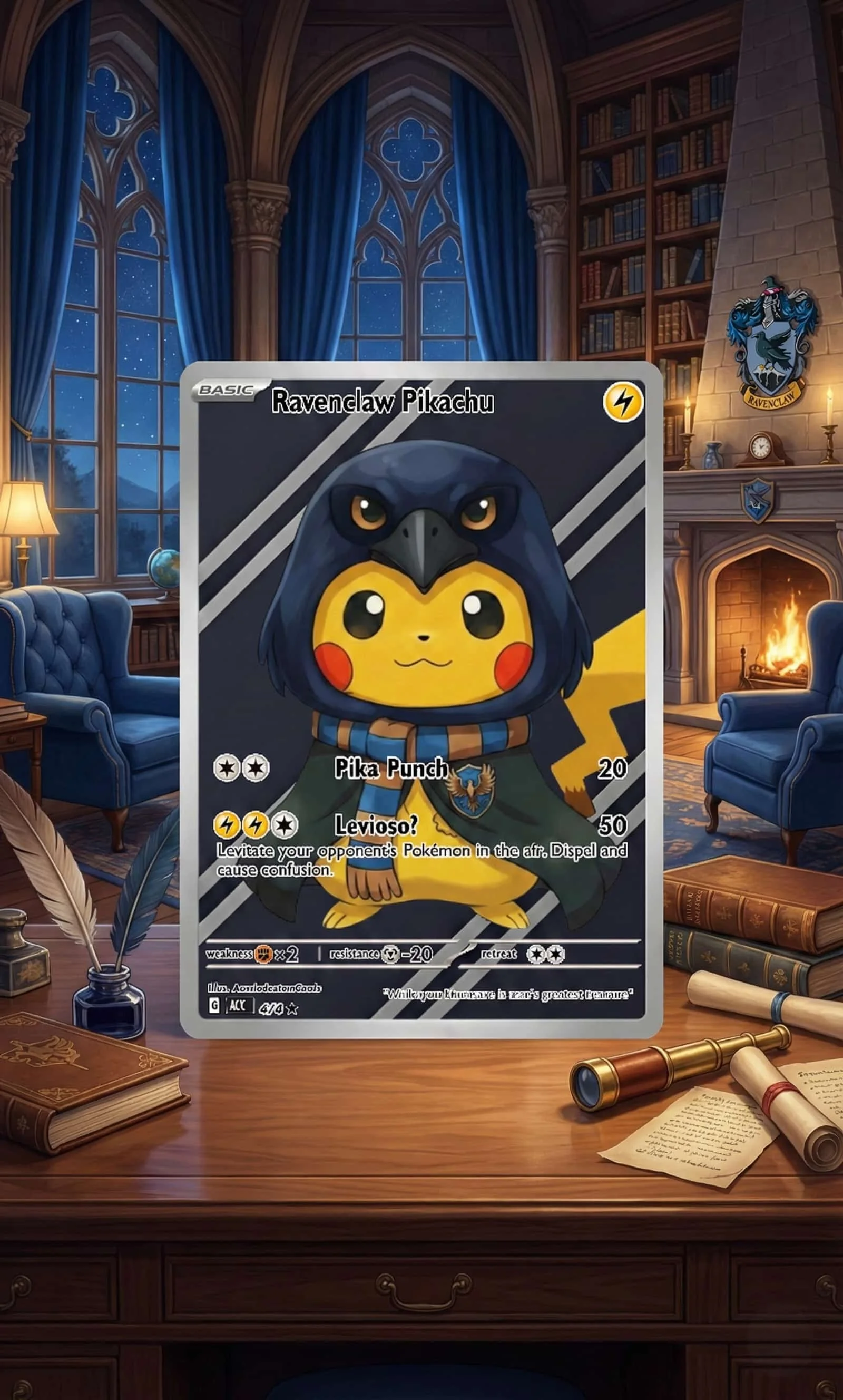 Ravenclaw Pikachu