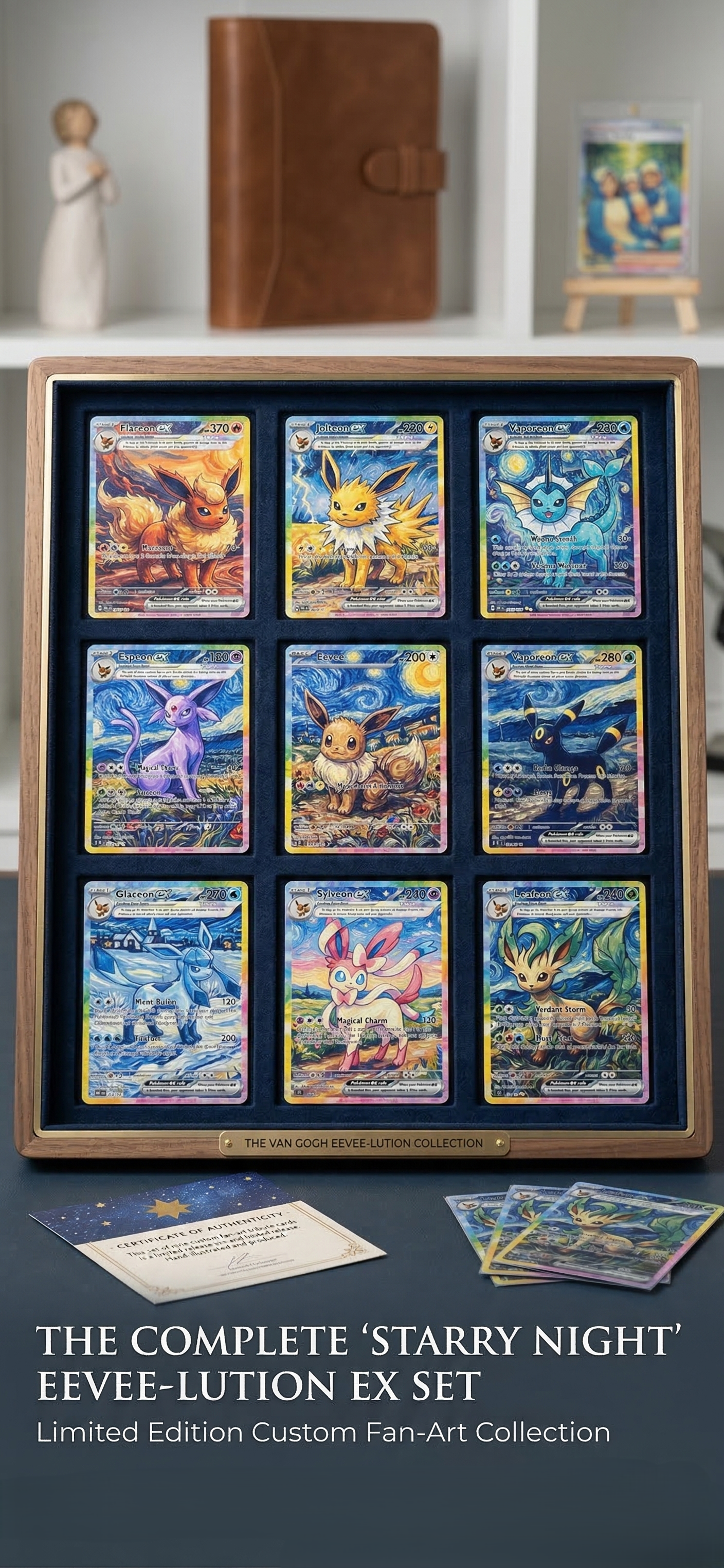 Vincent Van Gogh custom card set (11x cards)