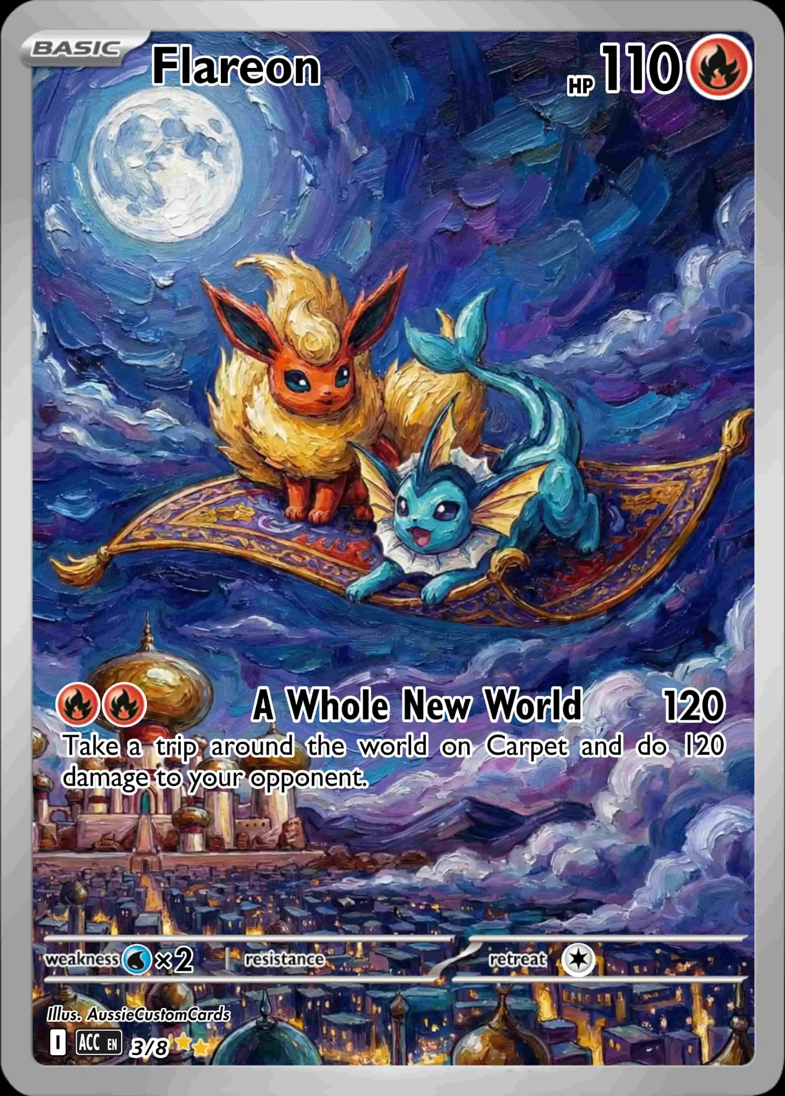 Aladdin inspired pokemon art disney