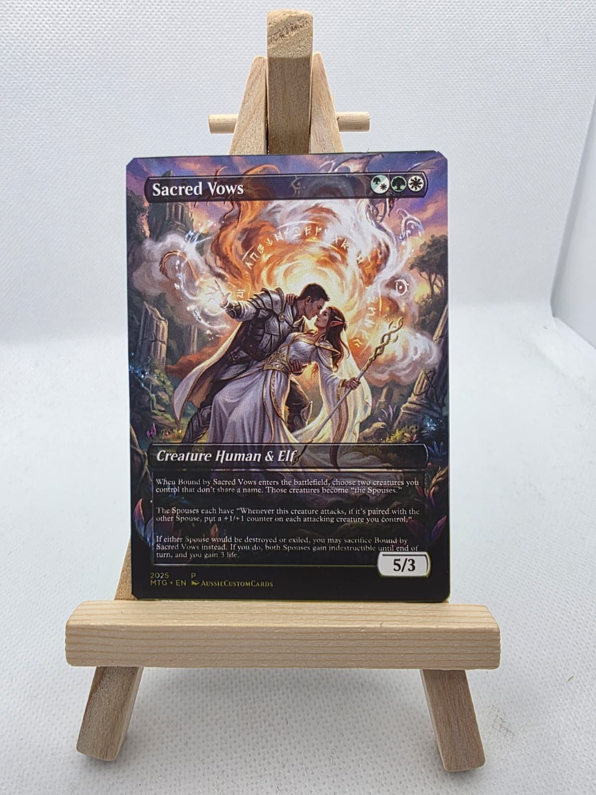 Magic the gathering custom art example