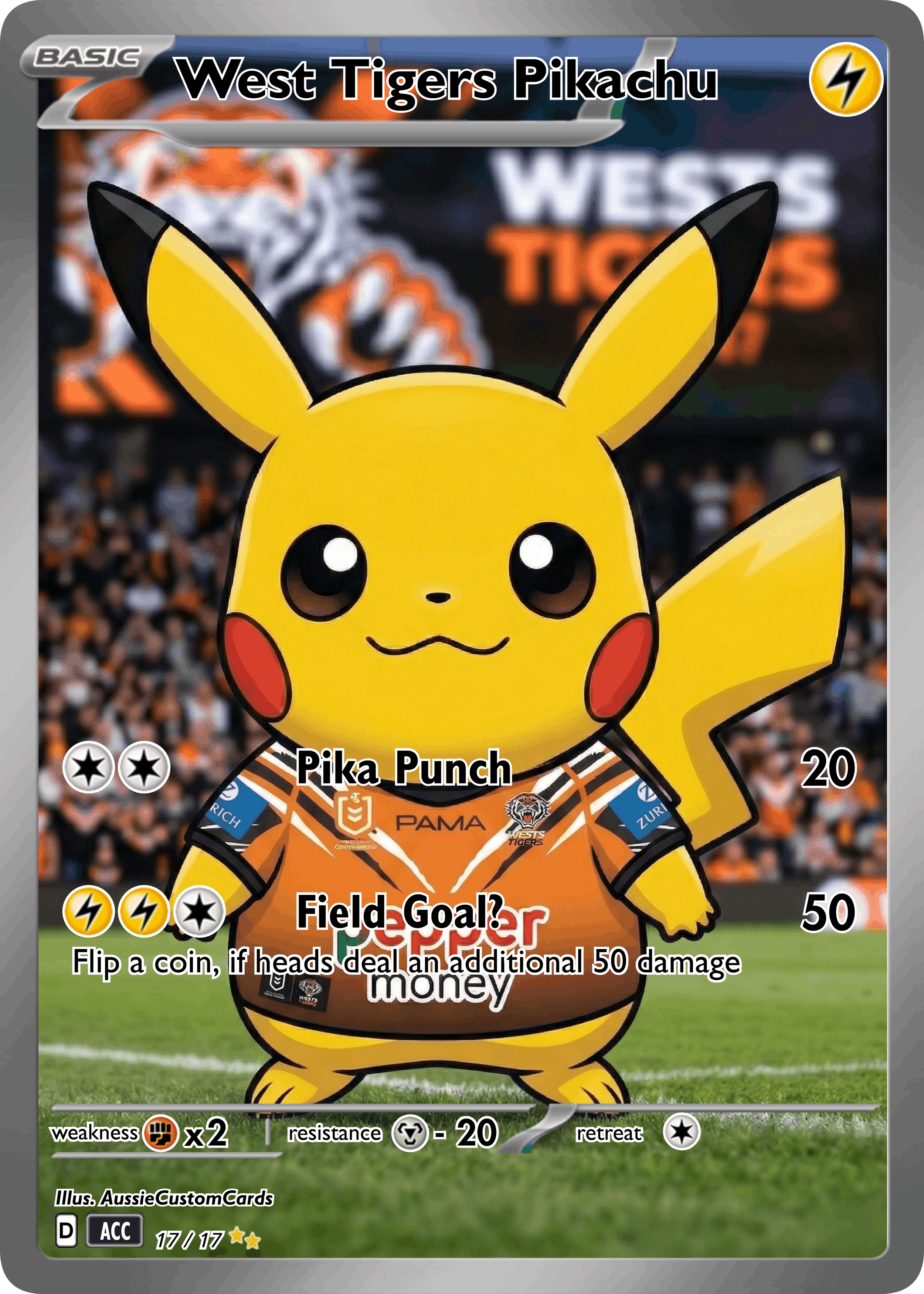 West Tigers  Pikachu