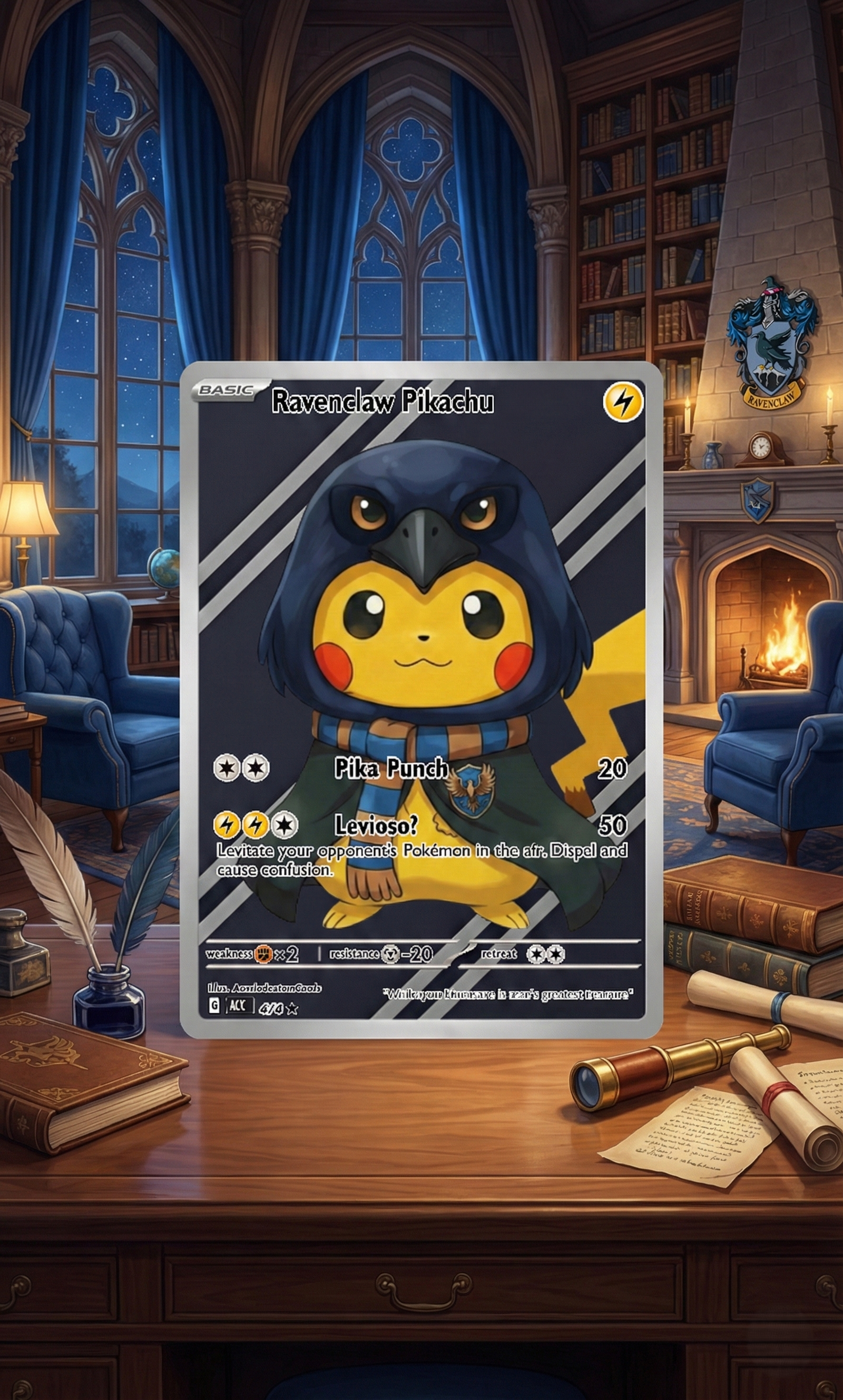 Ravenclaw Pikachu