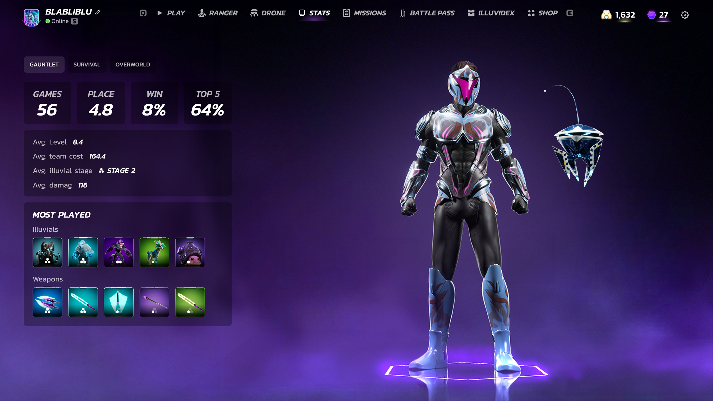 Illuvium player stats