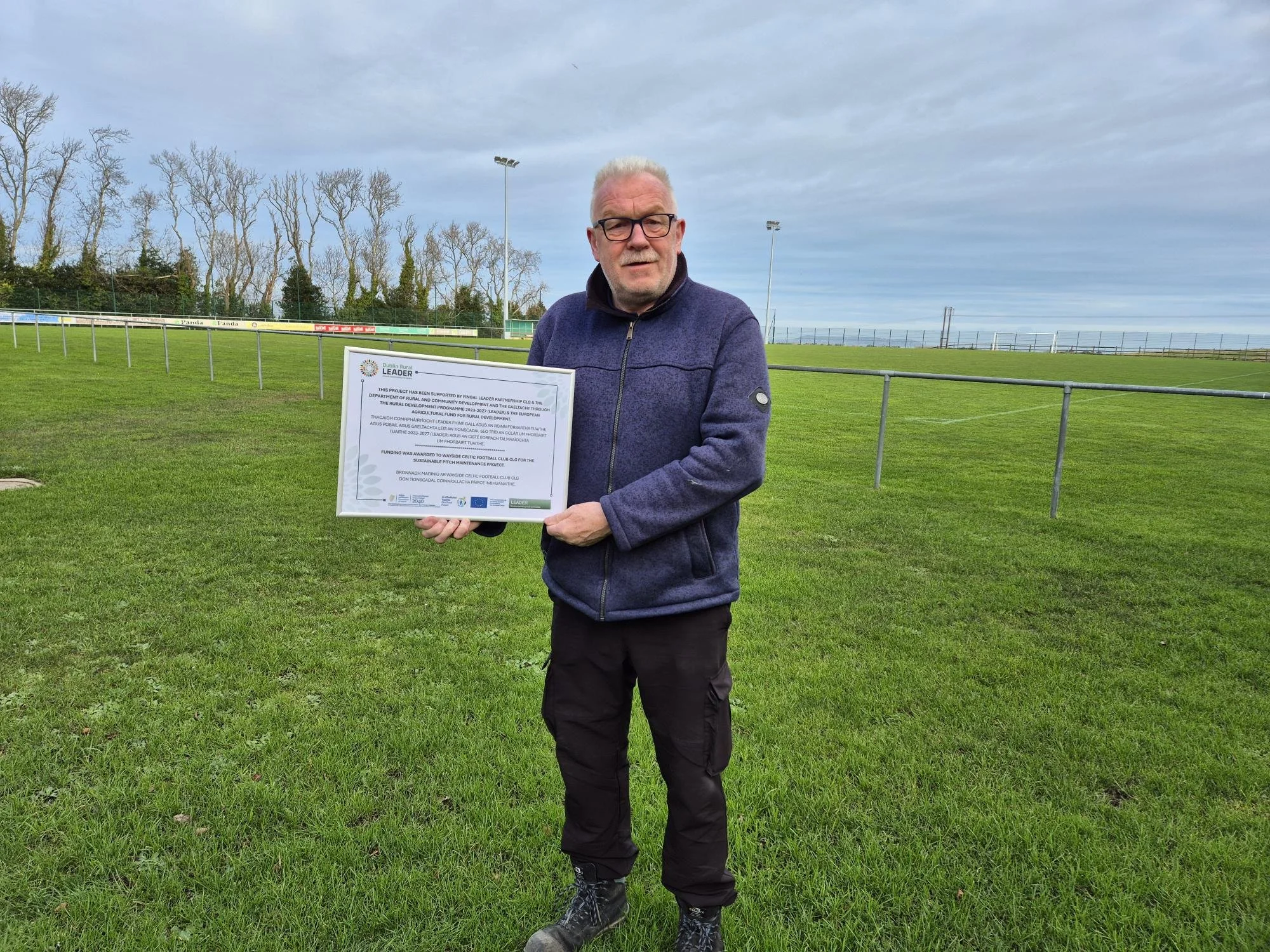 Pitch Sustainability Project Completed with Wayside Celtic FC
