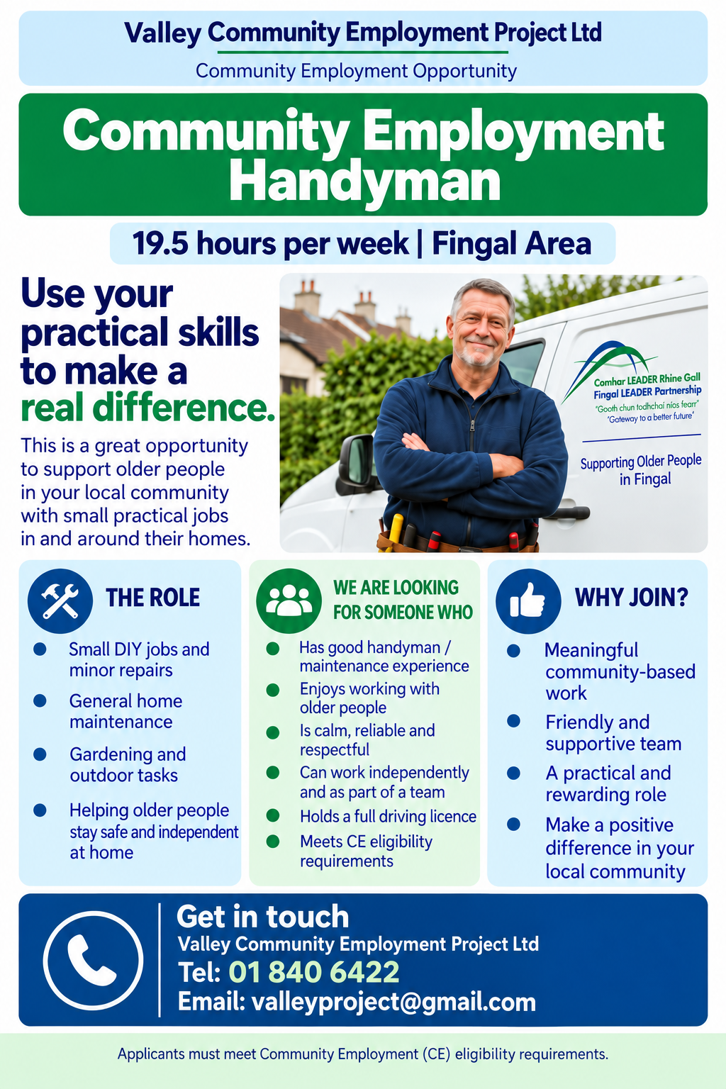 Join the Care &amp; Repair Team – CE Handyman