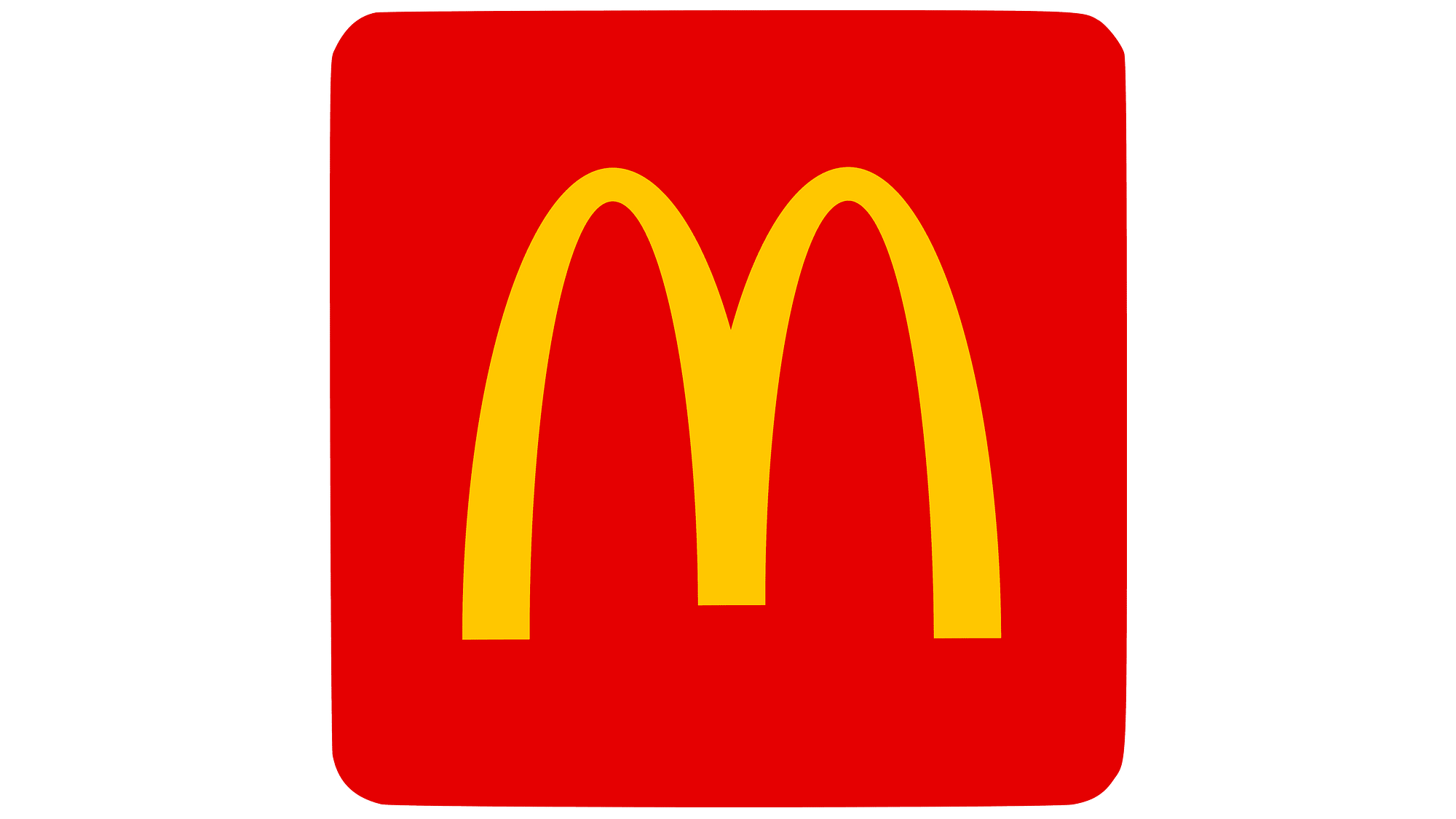 McDonald's logo with a yellow arched M on a red background.