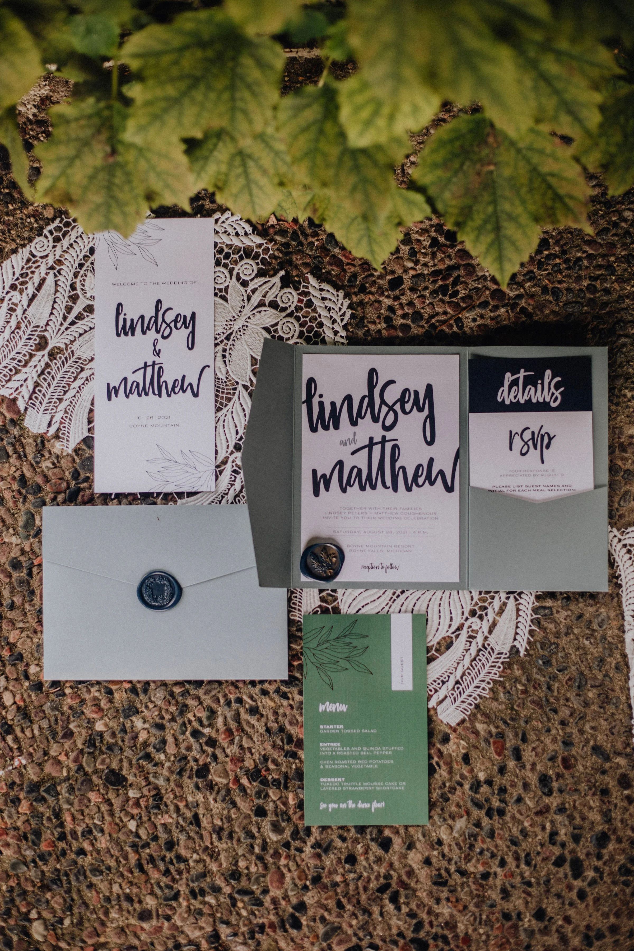 Wedding Invitation Package Sample