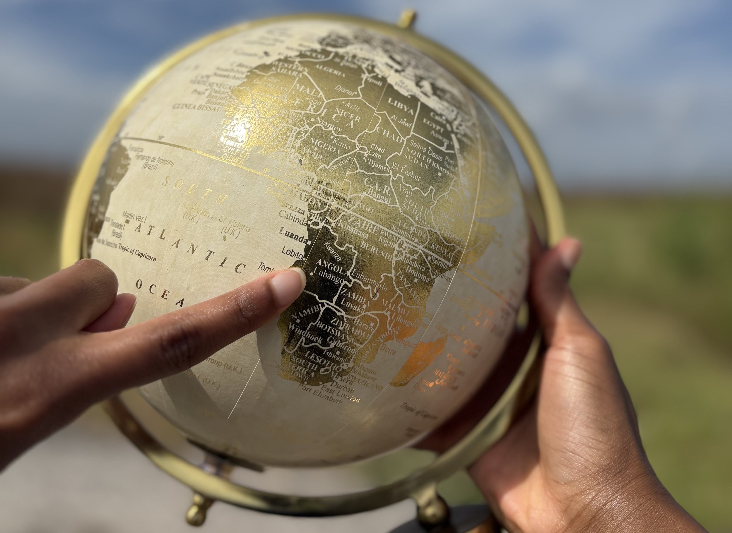 Introducing People to Jesus - Pointing to a Globe