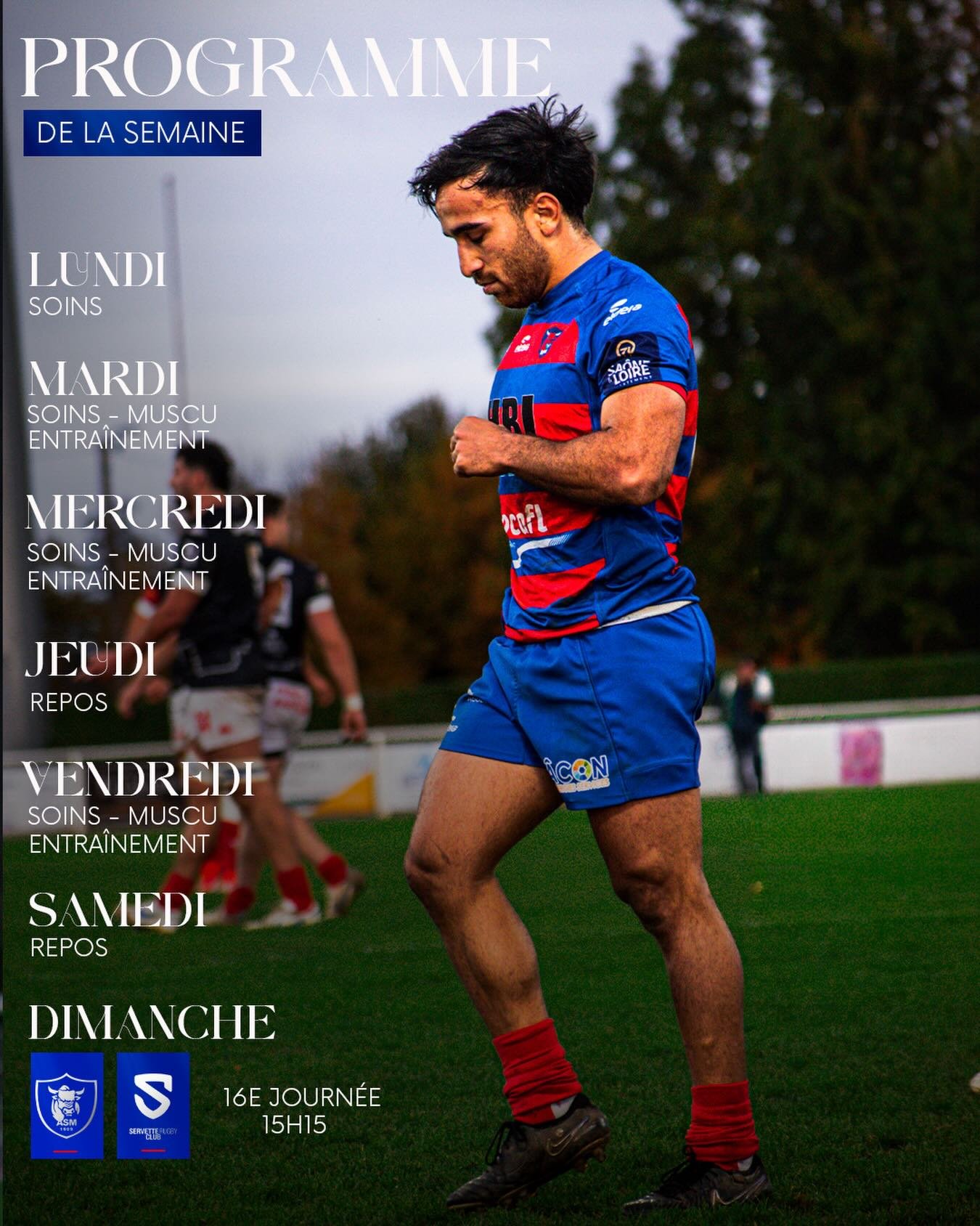 𝐋𝐄 𝐏𝐑𝐎𝐆𝐑𝐀𝐌𝐌𝐄 𝐃𝐄 𝐋𝐀 𝐒𝐄𝐌𝐀𝐈𝐍𝐄

Une semaine pour pr&eacute;parer Gen&egrave;ve ce dimanche !

𝐄𝐧𝐬𝐞𝐦𝐛𝐥𝐞, 𝓡𝓸𝓾𝓰𝓮 &amp; 𝓑𝓵𝓮𝐮 🔴🔵