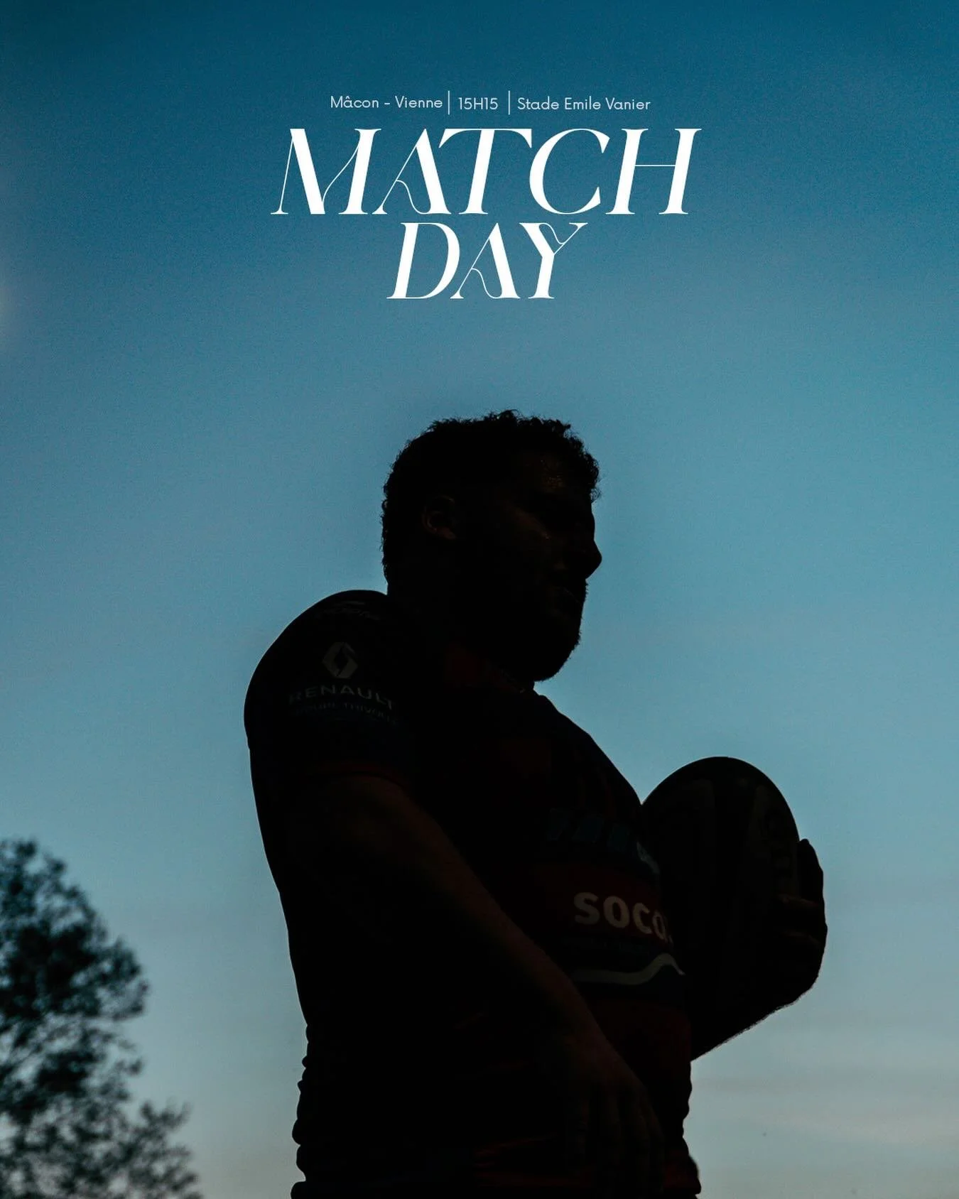 𝐉𝐎𝐔𝐑 𝐃𝐄 𝐌𝐀𝐓𝐂𝐇 🐂

Dernier match de la saison r&eacute;guli&egrave;re aujourd&rsquo;hui face &agrave; Vienne. On compte sur vous pour venir remplir &Eacute;mile Vanier 👊

🔜 VIENNE
🏟️ Stade &Eacute;mile Vanier
🕦 15h15

Nos espoirs commen