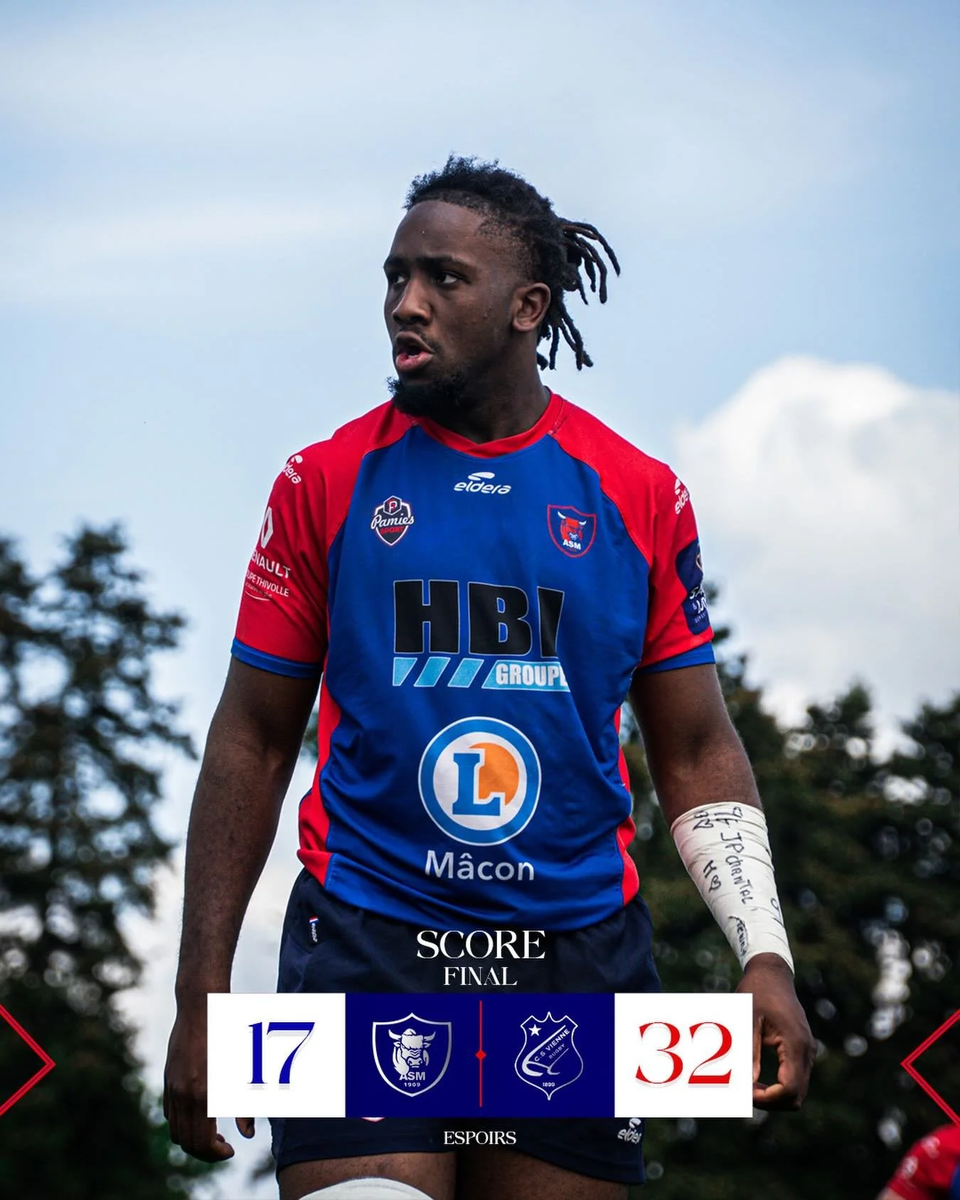 𝐃𝐄́𝐅𝐀𝐈𝐓𝐄

Pour leur dernier match de la saison, nos Espoirs n&rsquo;auront pas r&eacute;ussi &agrave; inverser la tendance.

𝑬𝒏𝒔𝒆𝒎𝒃𝒍𝒆 𝑹𝒐𝒖𝒈𝒆 &amp; 𝑩𝒍𝒆𝒖 🔴🔵