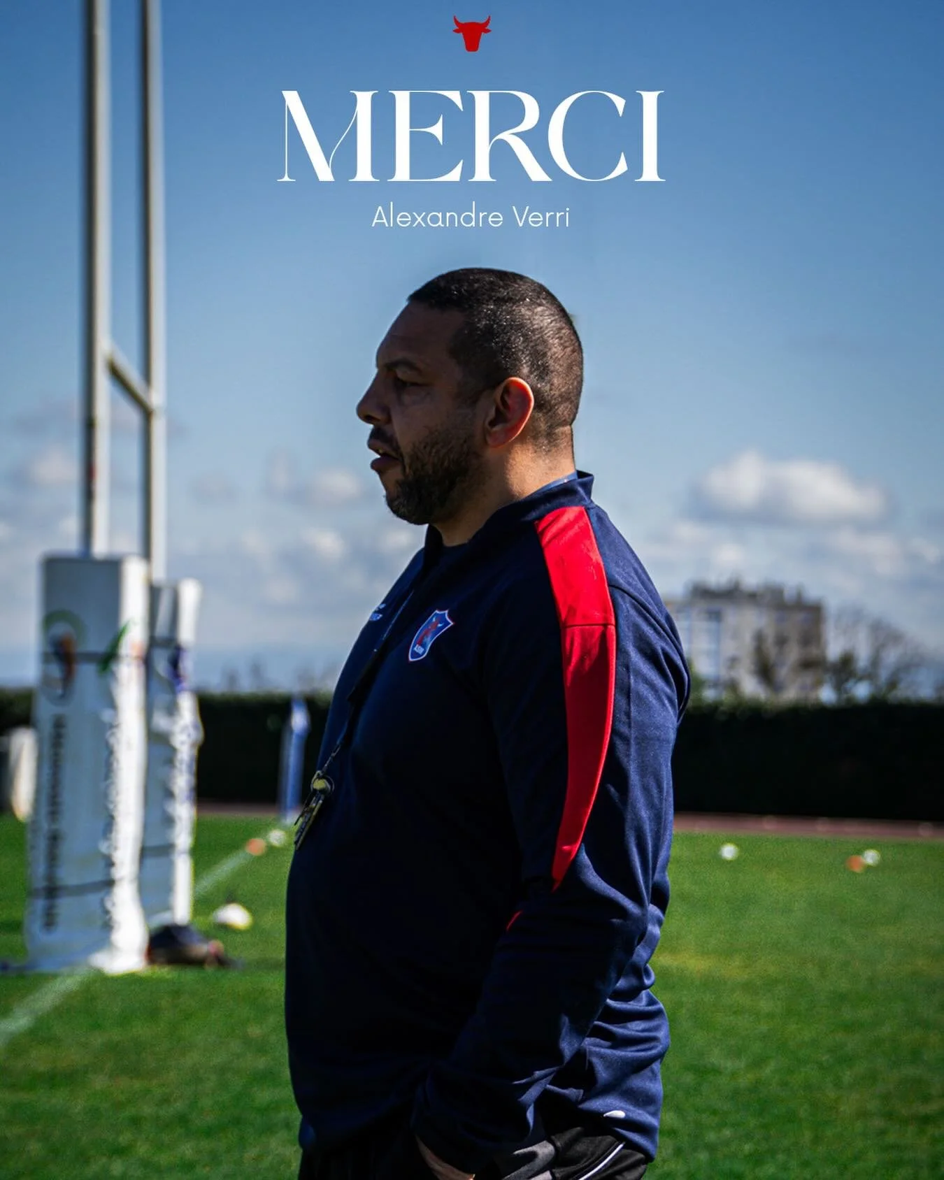 𝐌𝐄𝐑𝐂𝐈 𝐀𝐋𝐄𝐗

Le club tient &agrave; remercier Alexandre Verri pour son investissement tout au long de cette saison &agrave; la t&ecirc;te de notre &eacute;quipe Espoirs !

Nous lui souhaitons le meilleur pour la suite de son parcours, en tant
