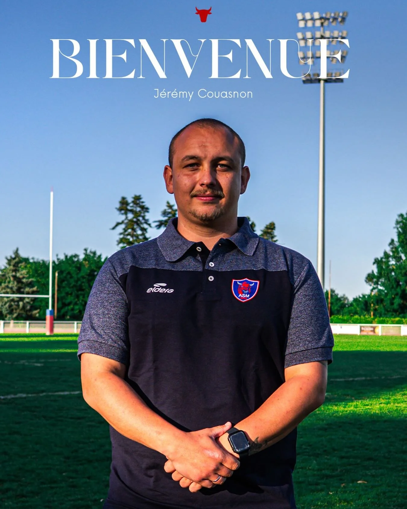 𝐁𝐈𝐄𝐍𝐕𝐄𝐍𝐔𝐄 𝐉𝐄́𝐑𝐄́𝐌𝐘 

L&rsquo;AS M&acirc;con Rugby souhaite la bienvenue &agrave; J&eacute;r&eacute;my Couasnon, nouveau responsable de l&rsquo;&Eacute;cole de Rugby, en remplacement de Lucas, que le club remercie pour le tr&egrave;s bo