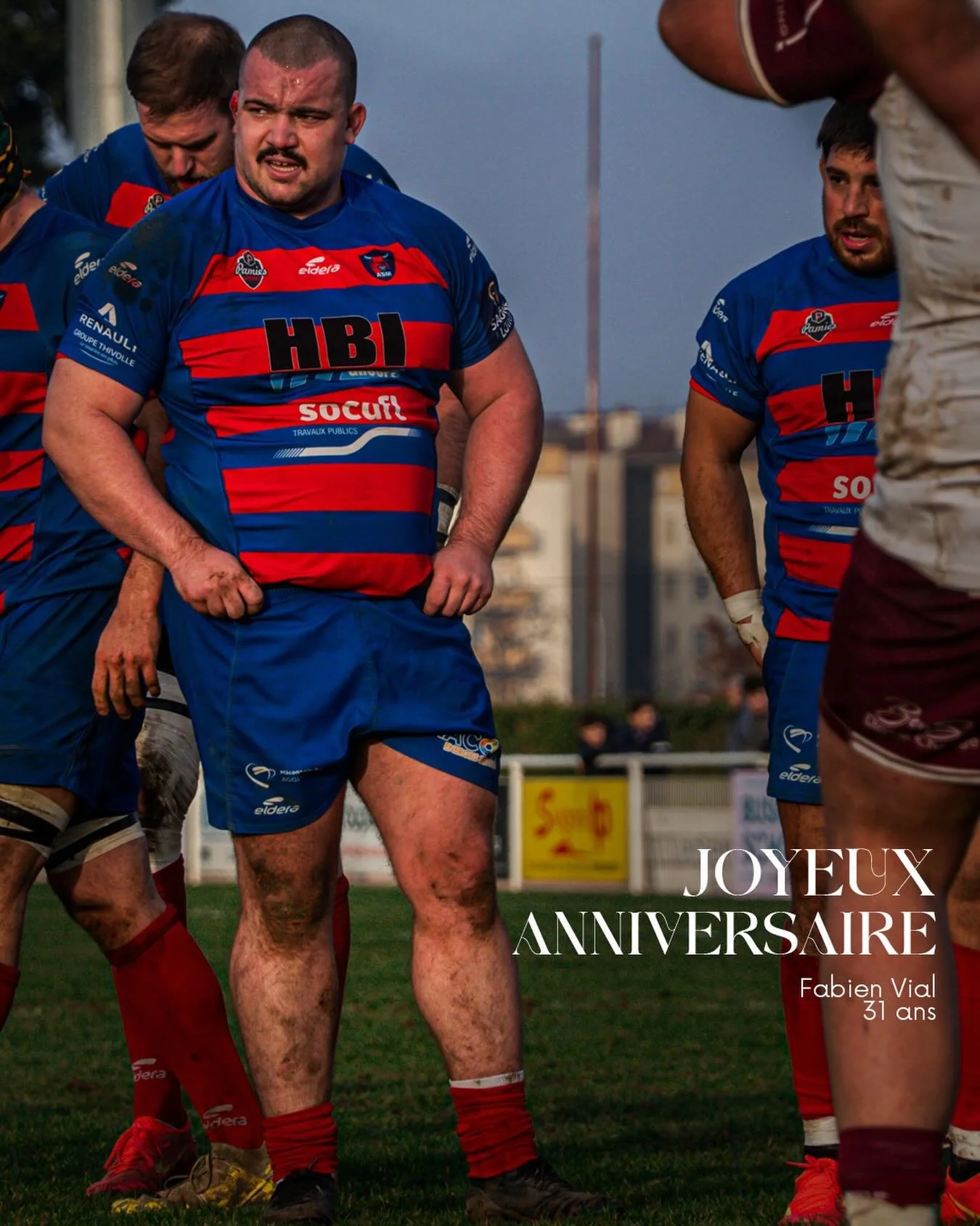 𝐉𝐨𝐲𝐞𝐮𝐱 𝐚𝐧𝐧𝐢𝐯𝐞𝐫𝐬𝐚𝐢𝐫𝐞 𝐅𝐚𝐛𝐢𝐞𝐧 🥳

Notre m&acirc;connais f&ecirc;te aujourd&rsquo;hui ses 31 ans 🐂

𝐄𝐧𝐬𝐞𝐦𝐛𝐥𝐞 𝐑𝐨𝐮𝐠𝐞 &amp; 𝐁𝐥𝐞𝐮 🔴🔵