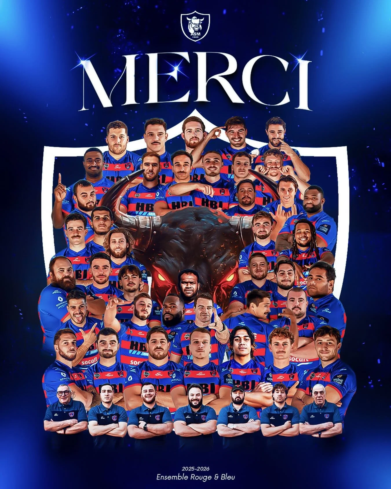 𝐌𝐄𝐑𝐂𝐈 𝐏𝐎𝐔𝐑 𝐂𝐄𝐓𝐓𝐄 𝐒𝐀𝐈𝐒𝐎𝐍 👏

&Agrave; l&rsquo;issue de cette saison, nous tenons &agrave; remercier sinc&egrave;rement l&rsquo;ensemble des acteurs du club qui ont contribu&eacute; &agrave; nous faire vivre de si beaux moments cett