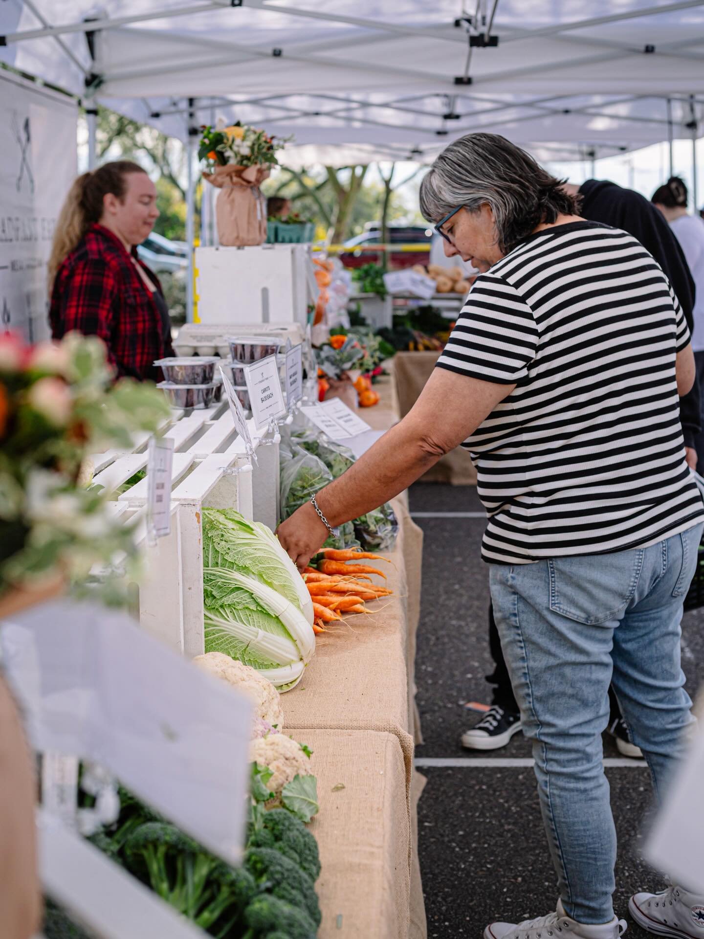 Rain or shine, the market is open!
Farmers still harvest. Bakers still bake. Makers still make.

There may be a chance of light rain this Saturday, and we truly appreciate everyone who still comes out to support the farmers, bakers, and makers who wo
