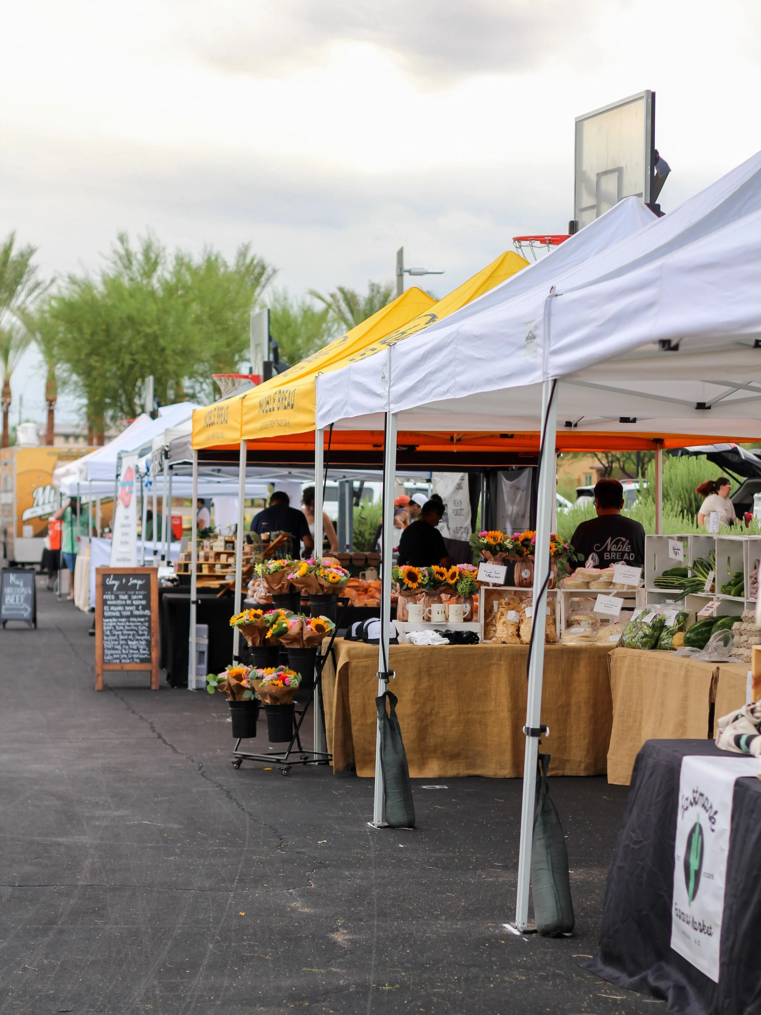 We&rsquo;re open. Weather&rsquo;s moody in the best way. We&rsquo;re here for it. 

7 - 11am at Eastmark Great Park. See you out here!

#eastmarkfarmersmarket #mesaaz #shopsmallaz #summerinaz #eastmarkaz