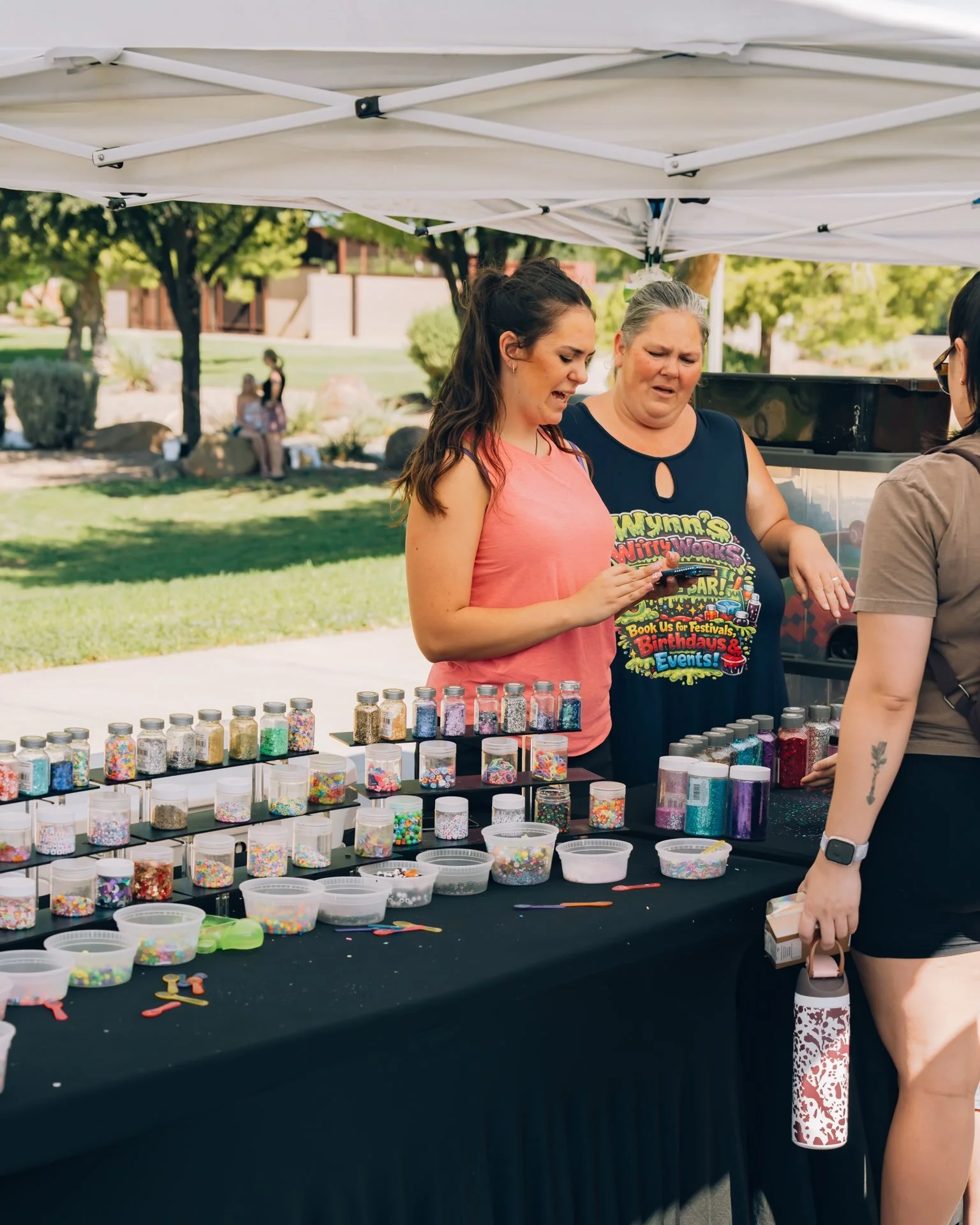 It&rsquo;s market morning, and we&rsquo;d love to introduce you to Wynn&rsquo;s Witty Works! 
This family owned business brings their Build-Your-Own Slime Bar to the market, where kids can choose their colors, scents, mix-ins and charms to create som
