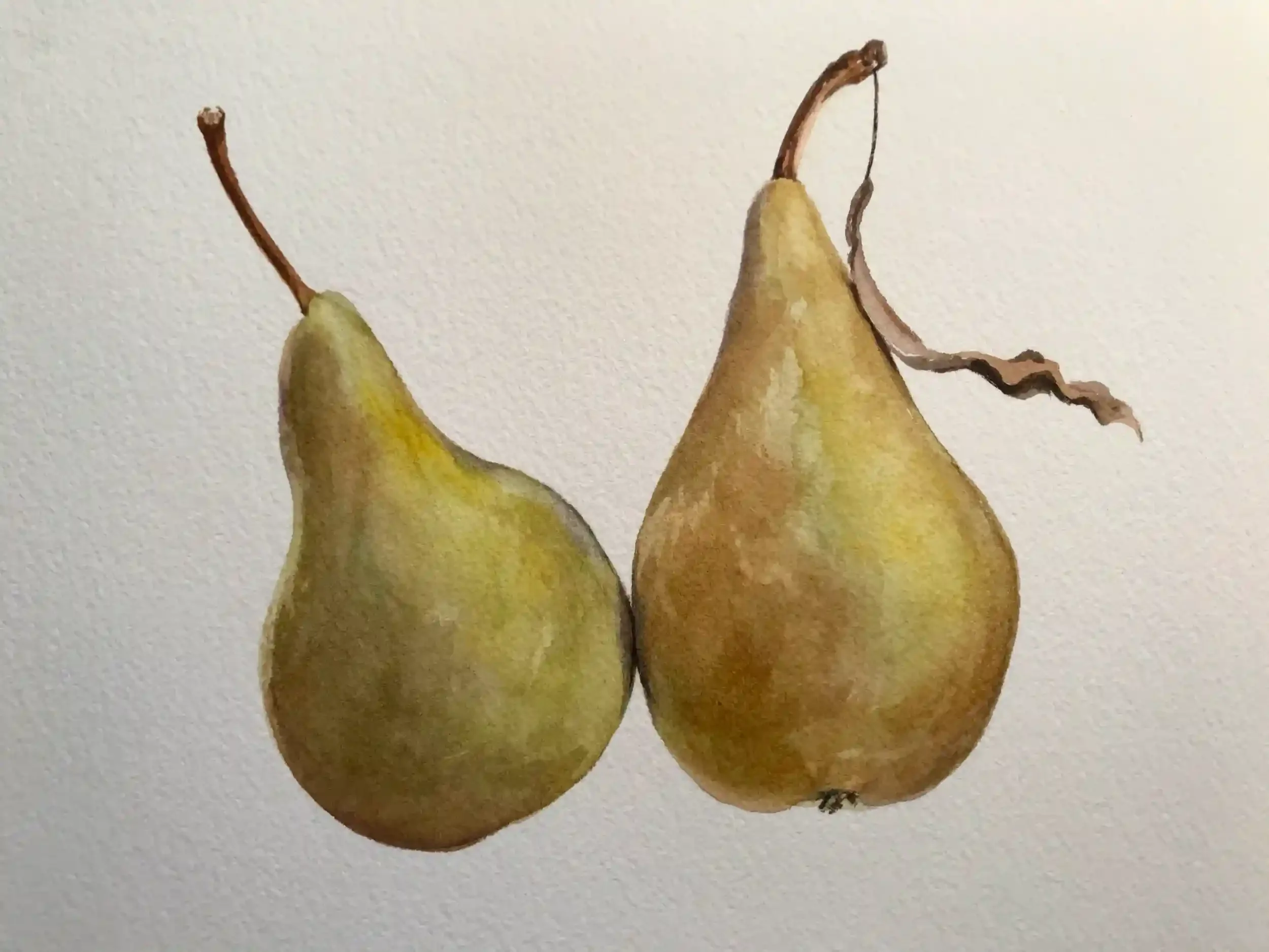  Proximity  Watercolor, 12-1/2 x 16” German silver metal frame, white mat. 2020. $695