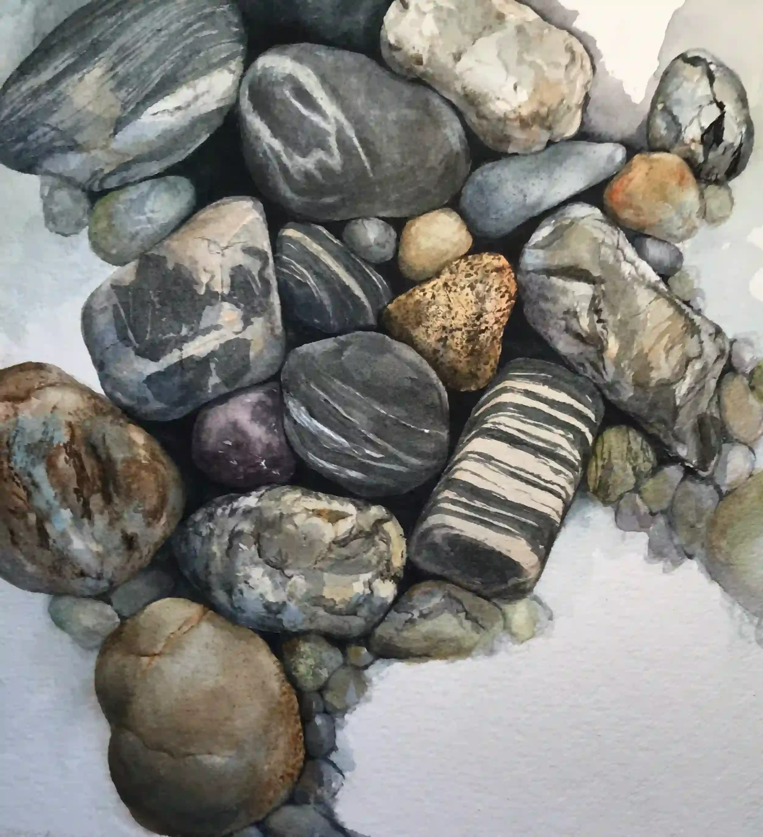  Cache  Archival quality fine art print from my original art. Image area: 10-1/2 x 10" plus 1" white border. $125