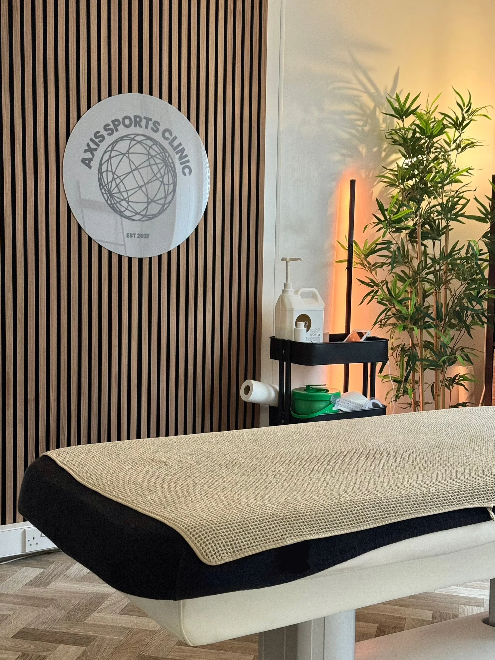 Contemporary Treatment Room at Axis Sports Clinic