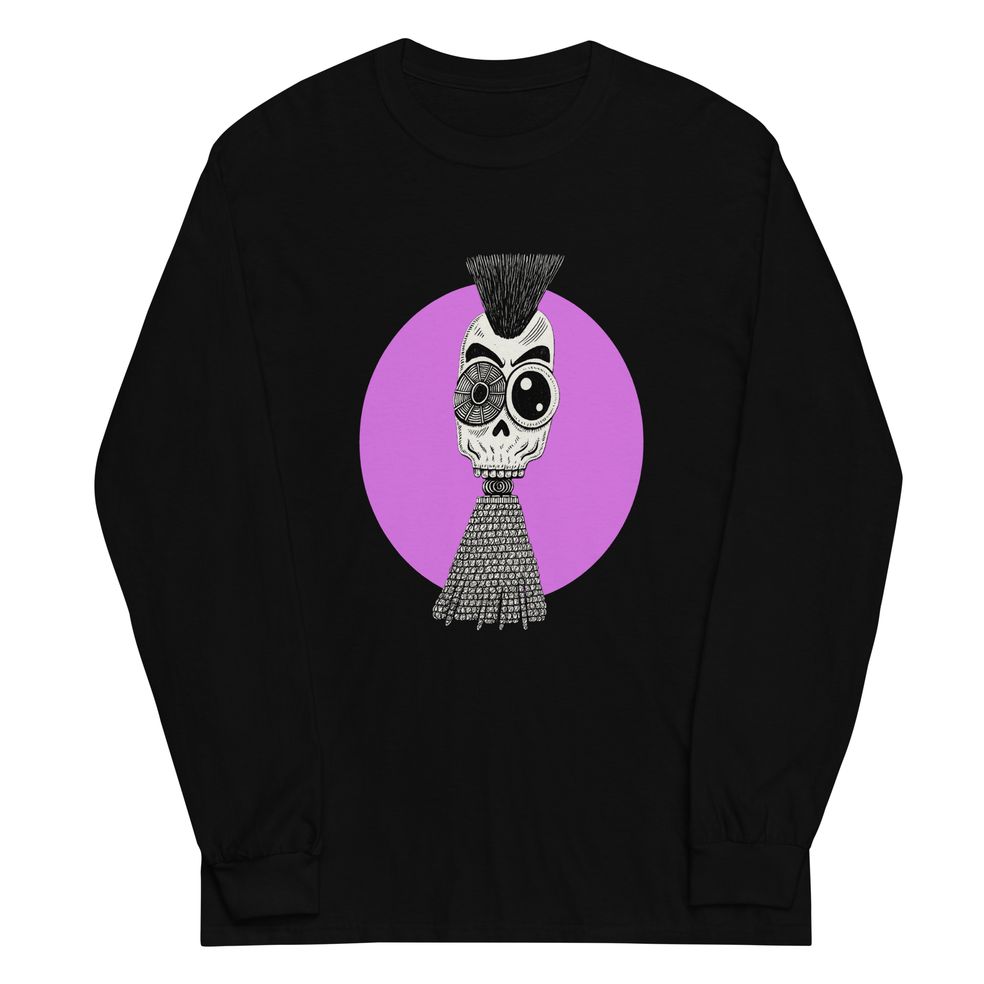 sid skull long sleeve front