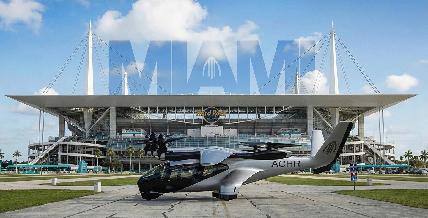 Miami da el salto al futuro: taxis aéreos eléctricos revolucionarán el transporte urbano