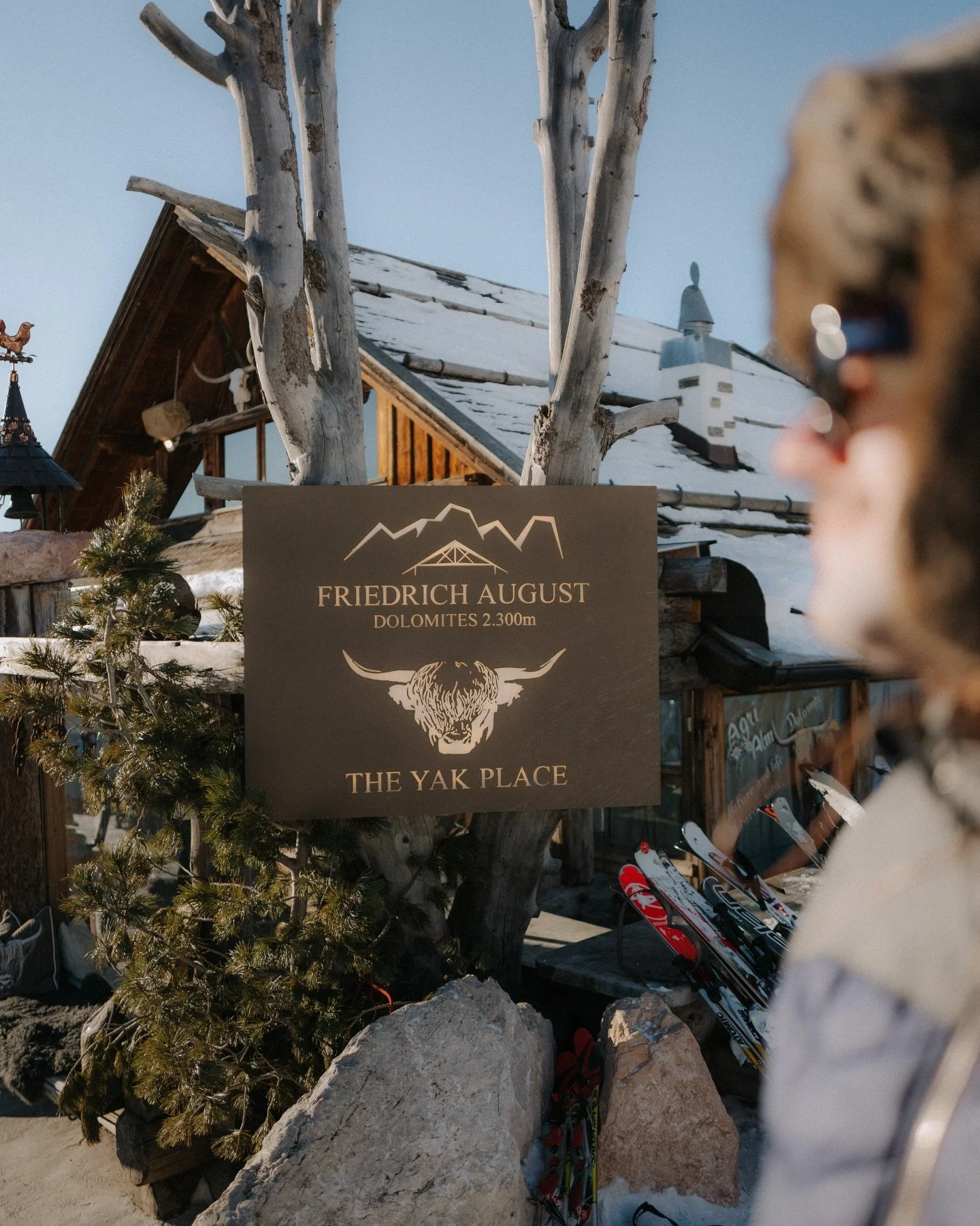 A long lunch at @rifugio_friedrich_august , surrounded by the Dolomites. Tip of the day: don&rsquo;t miss the cheese canederli.