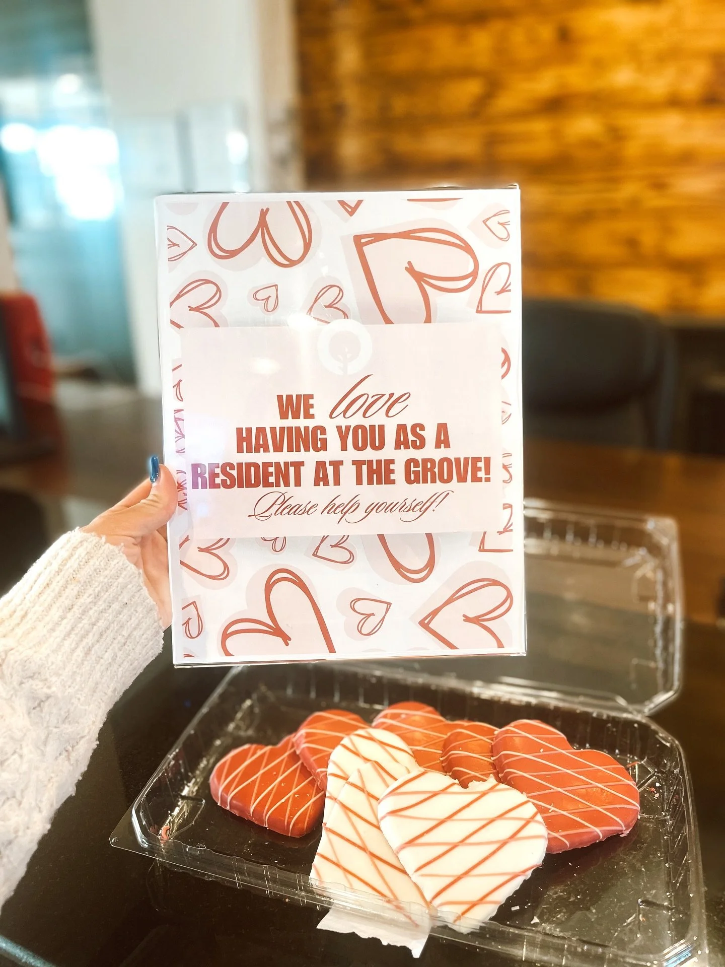 Stop by the front desk to get a cookie! 🍪 👀

We appreciate you as a resident!