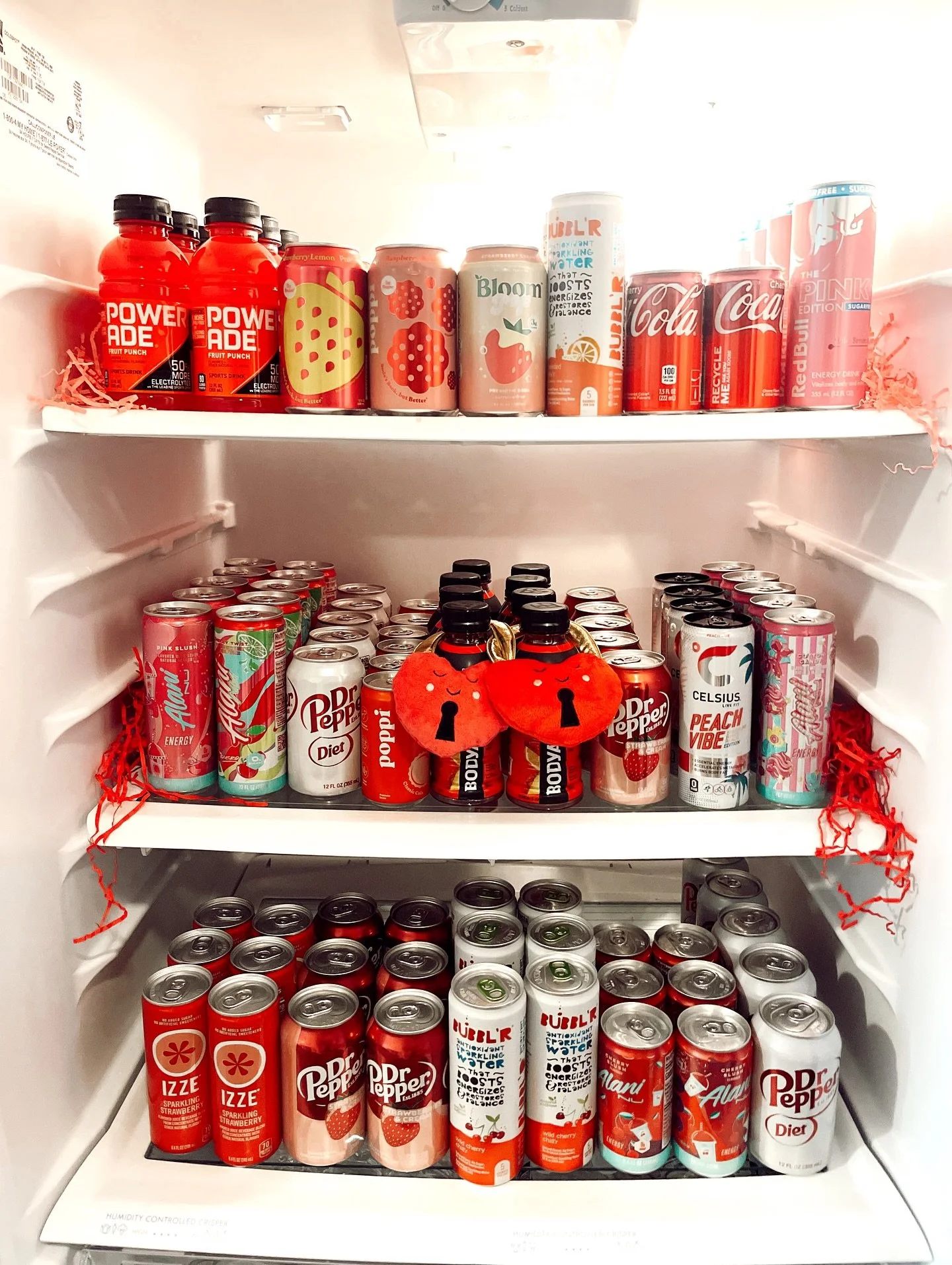 Our model fridge is feeling the love 💘

Valentine&rsquo;s vibes, sweet treats, and a little sneak peek of life here ❤️🏠