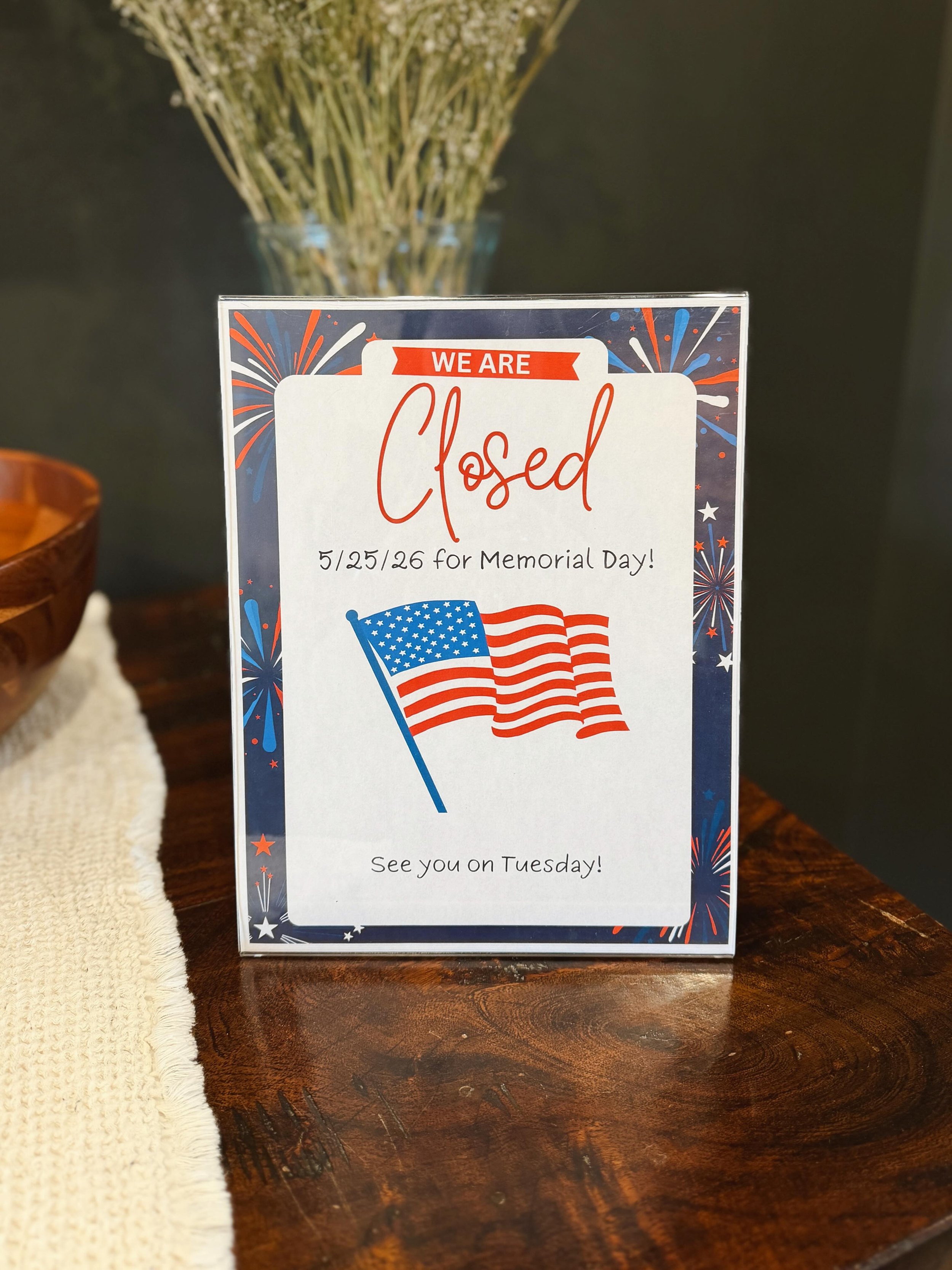 🇺🇸In observance of Memorial Day, our office will be closed on Monday, May 25th. We honor and remember the brave men and women who made the ultimate sacrifice for our country. We hope everyone has a safe and meaningful holiday weekend!❤️💙