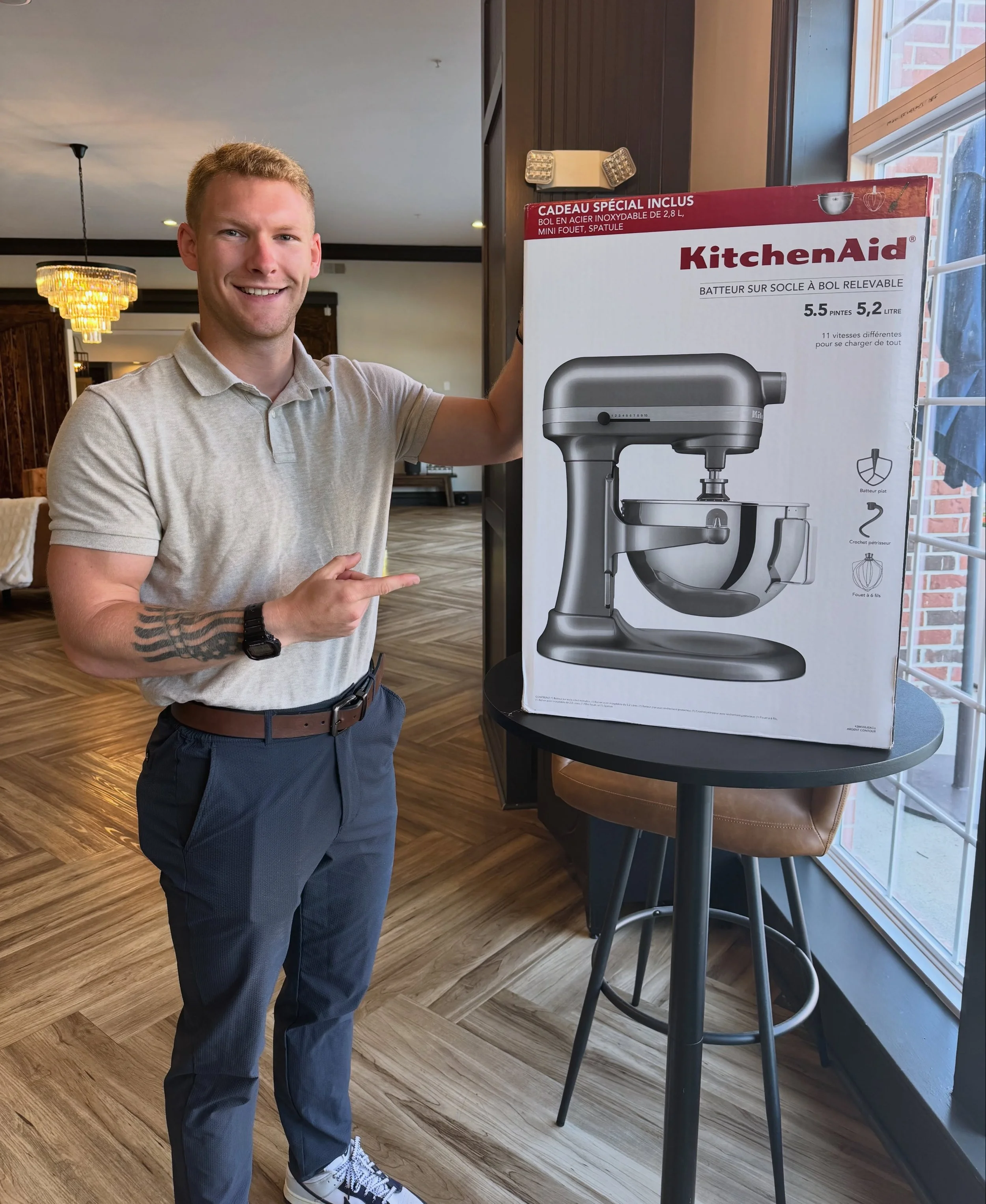 We&rsquo;re giving away a KitchenAid mixer! Tour and sign by July 24th to be entered into a drawing to win!! 🥇