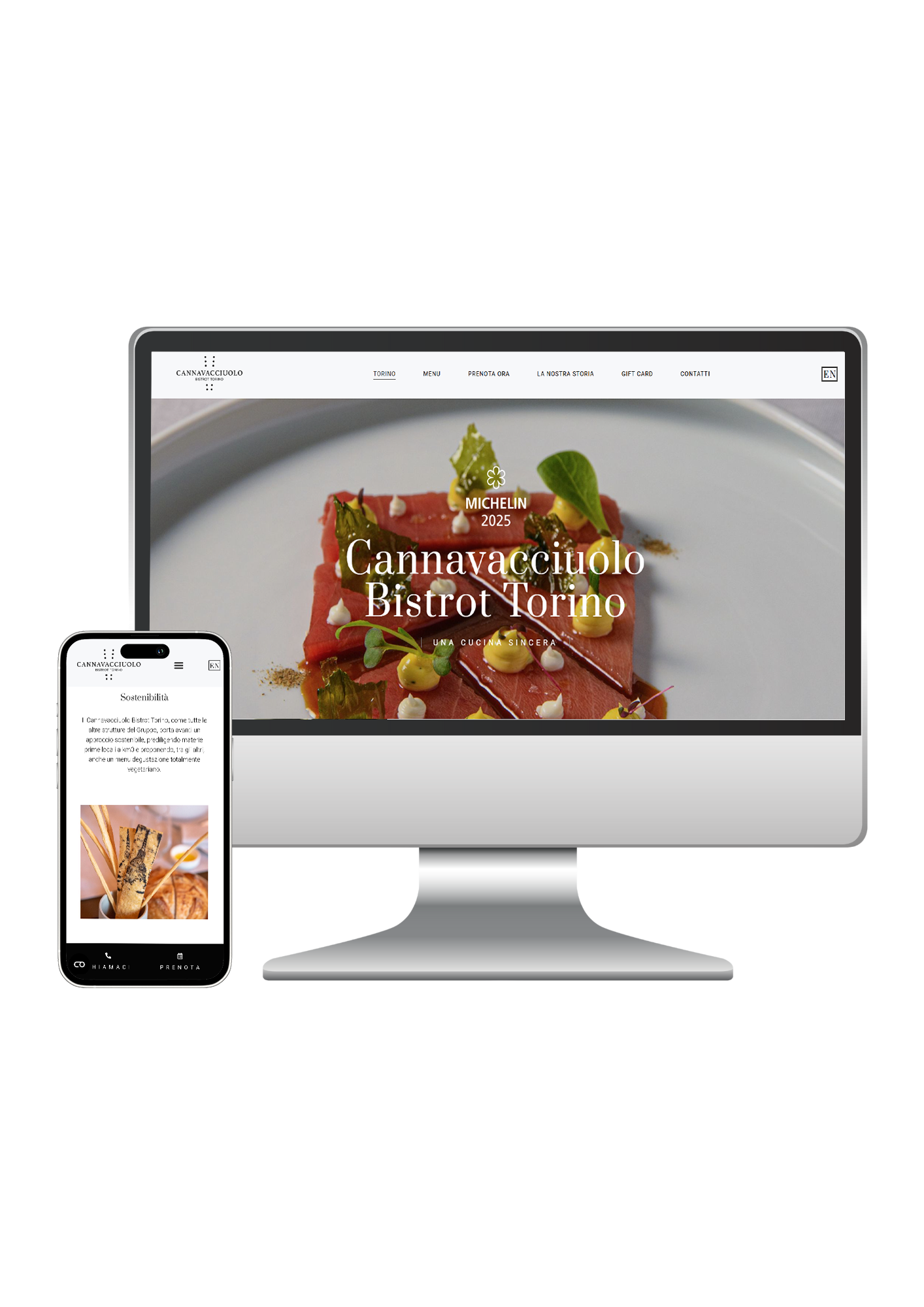Sito Cannavacciuolo Bistrot Torino andrea bizzetti marketing