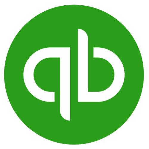 The QuickBooks logo with a green background and white stylized 'qb' initials.