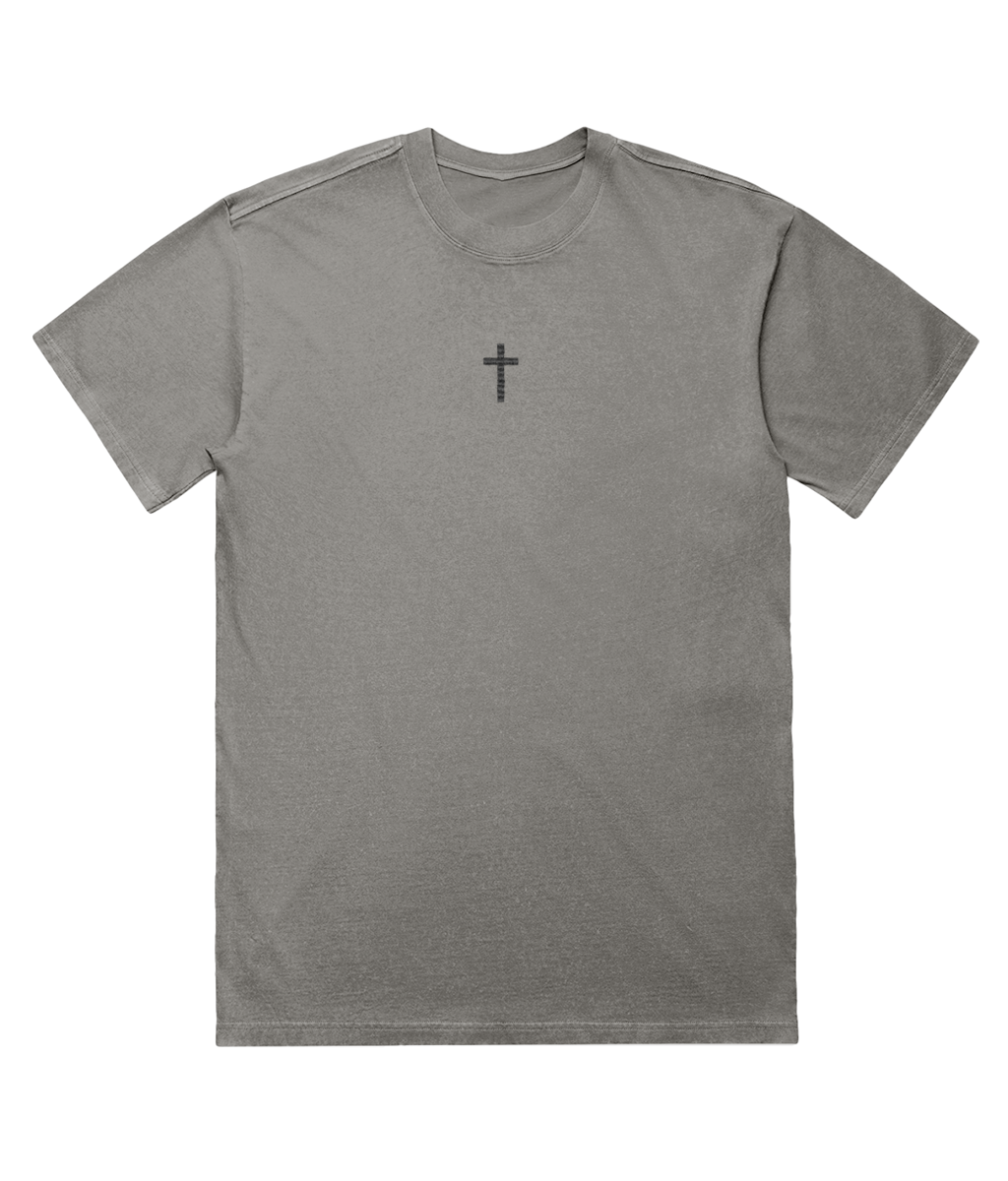 Basic Cross Oversized T-Shirt - Carry Your Cross
