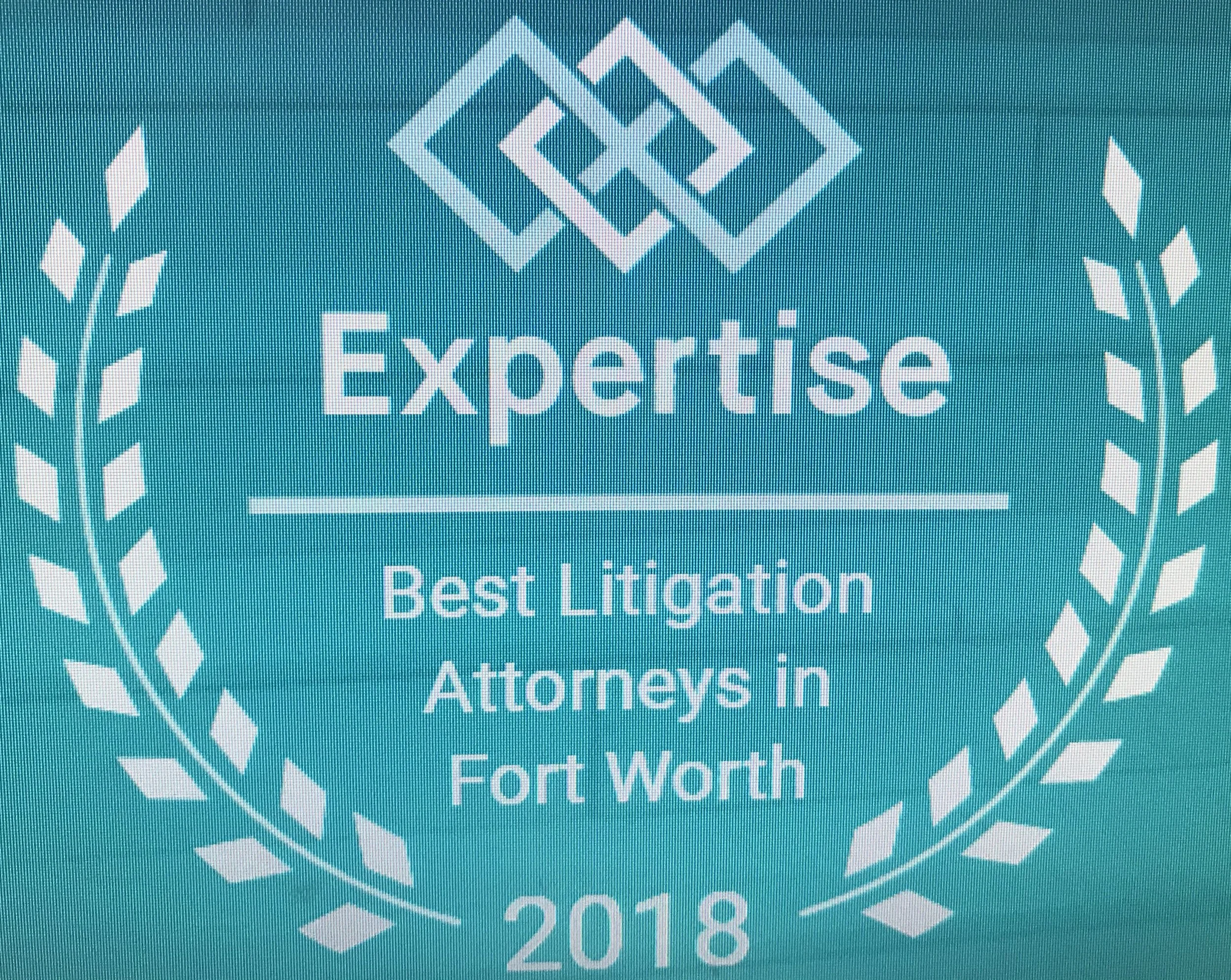 Attorney James L. Williams Selected by Expertise.com for Top 17 Litigation Attorneys Serving Fort Worth, Texas&nbsp;