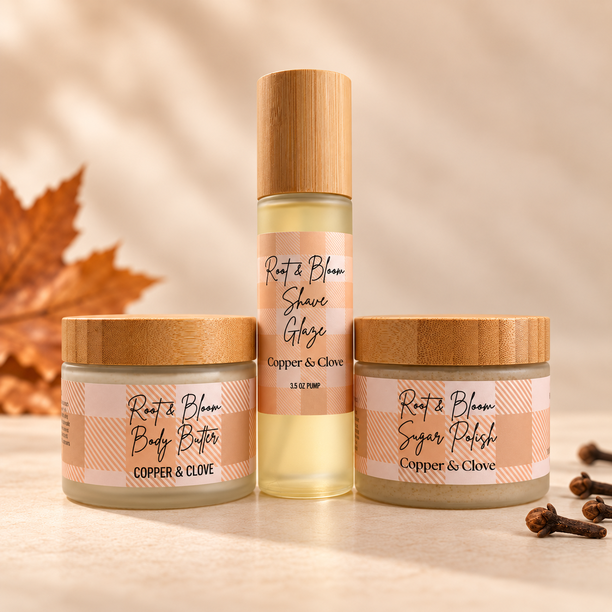 Copper & Clove Body Care Set