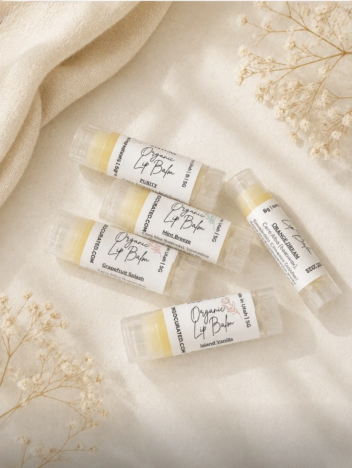 Organic Hydrating Lip Balm for Women