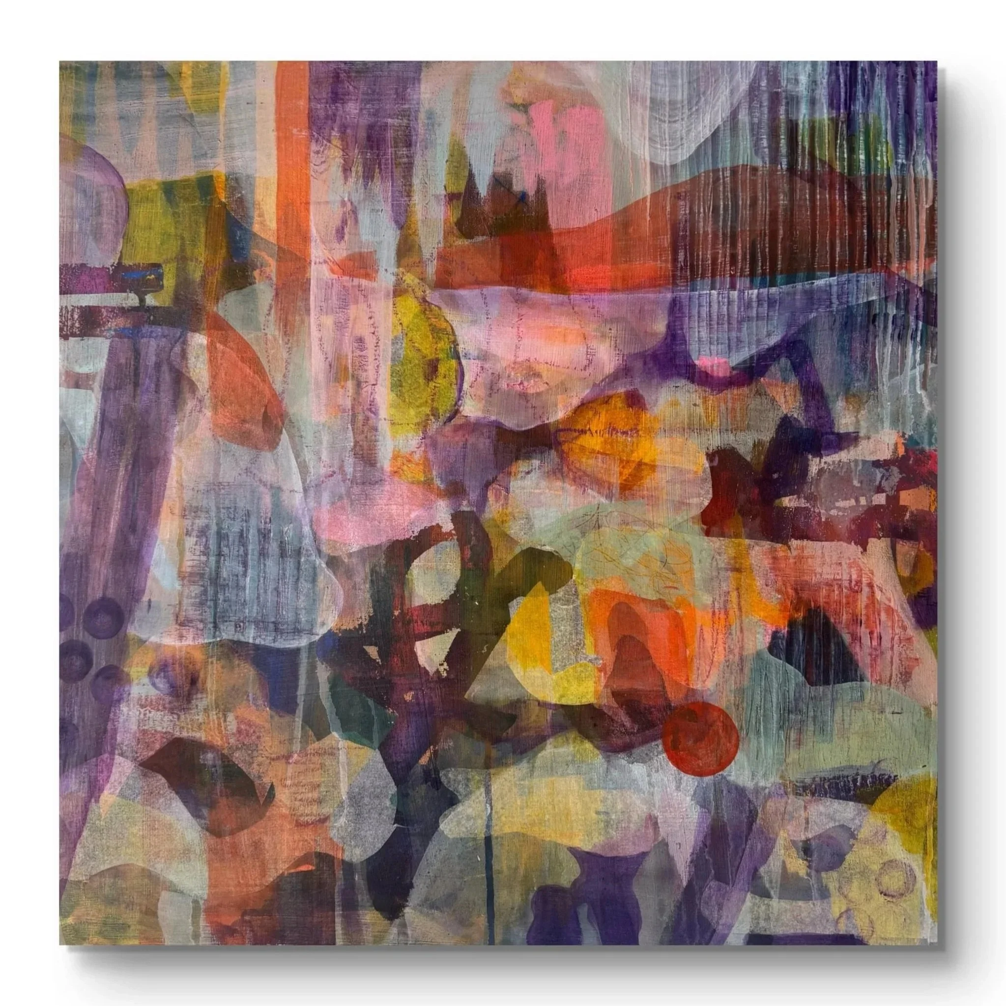 "Neurocolor"
mixed media on wood
60cm x 60cm