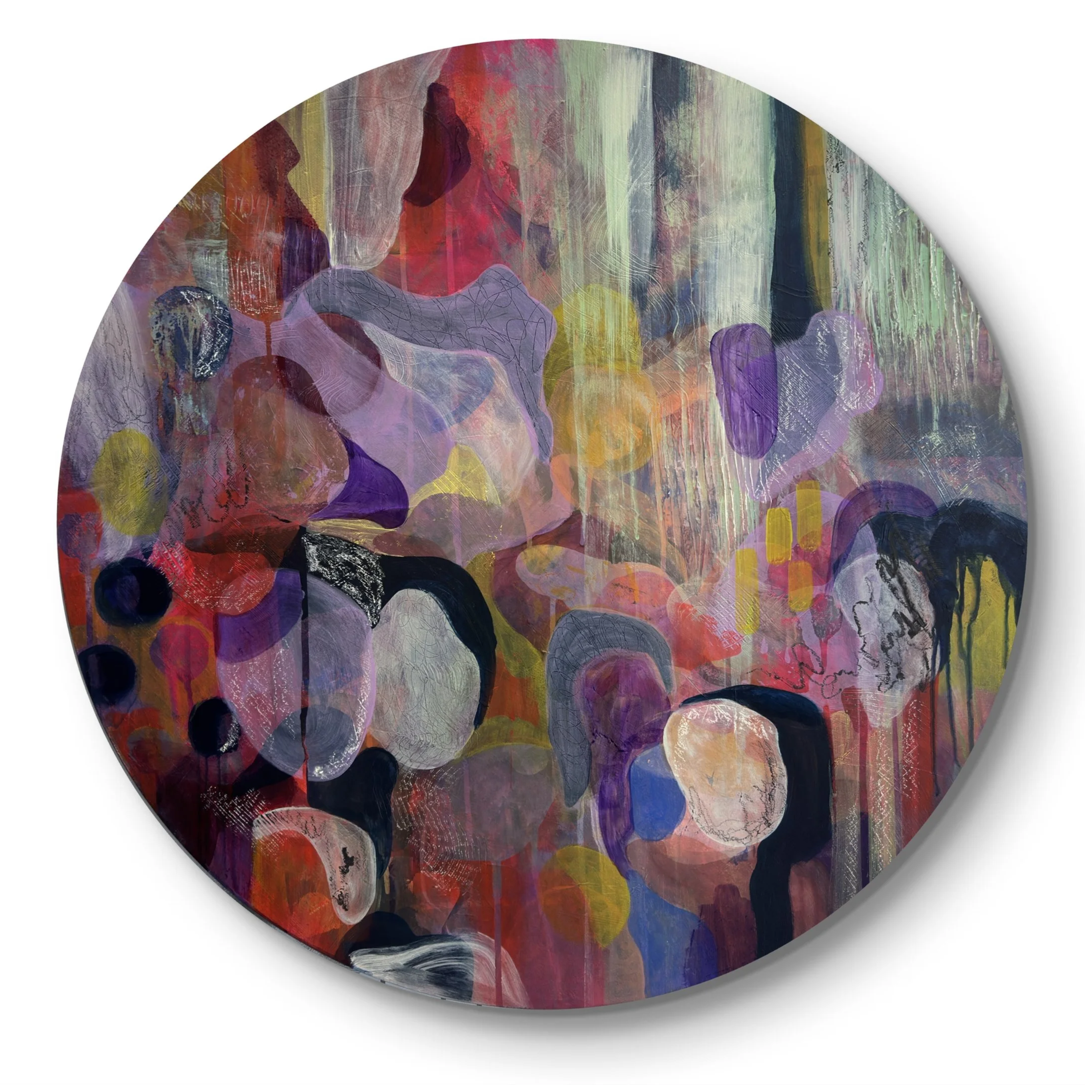 SOLD "What Grows in Darkness"
mixed media on canvas
80cm x 80cm