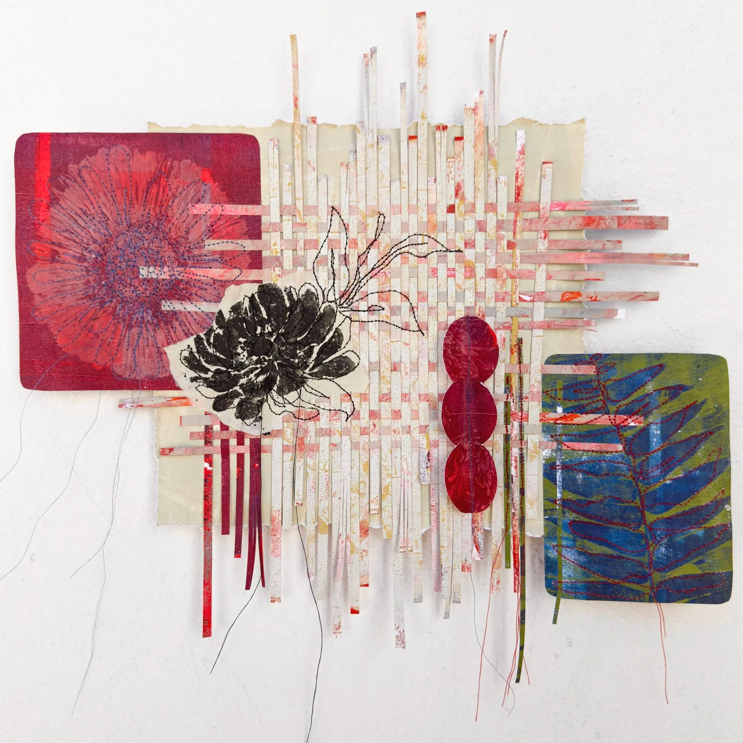 "Natural y Humano no.1" collage 48.5x37cm (framed)