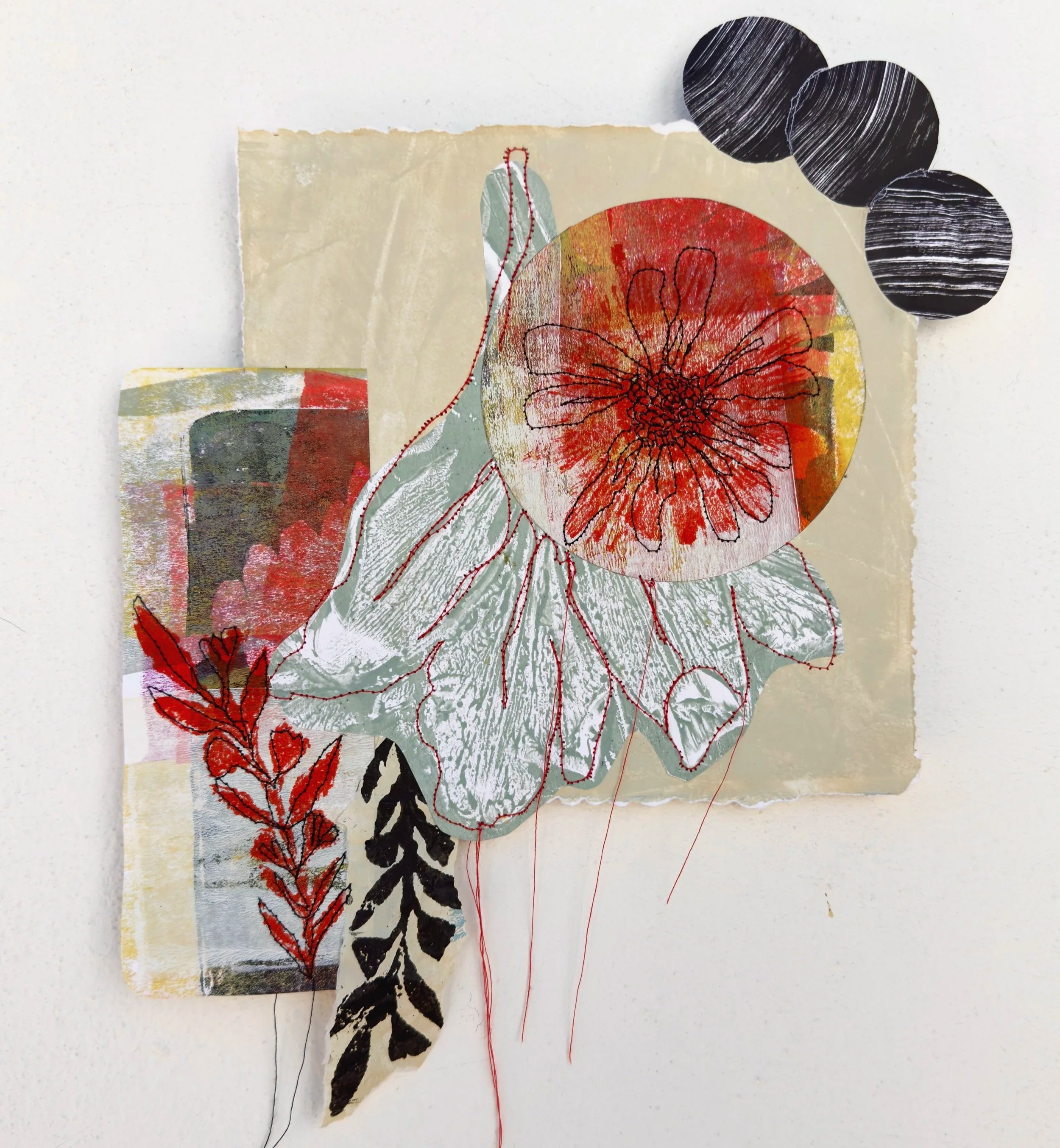 "Natural y Humano no.3" collage  (framed)
