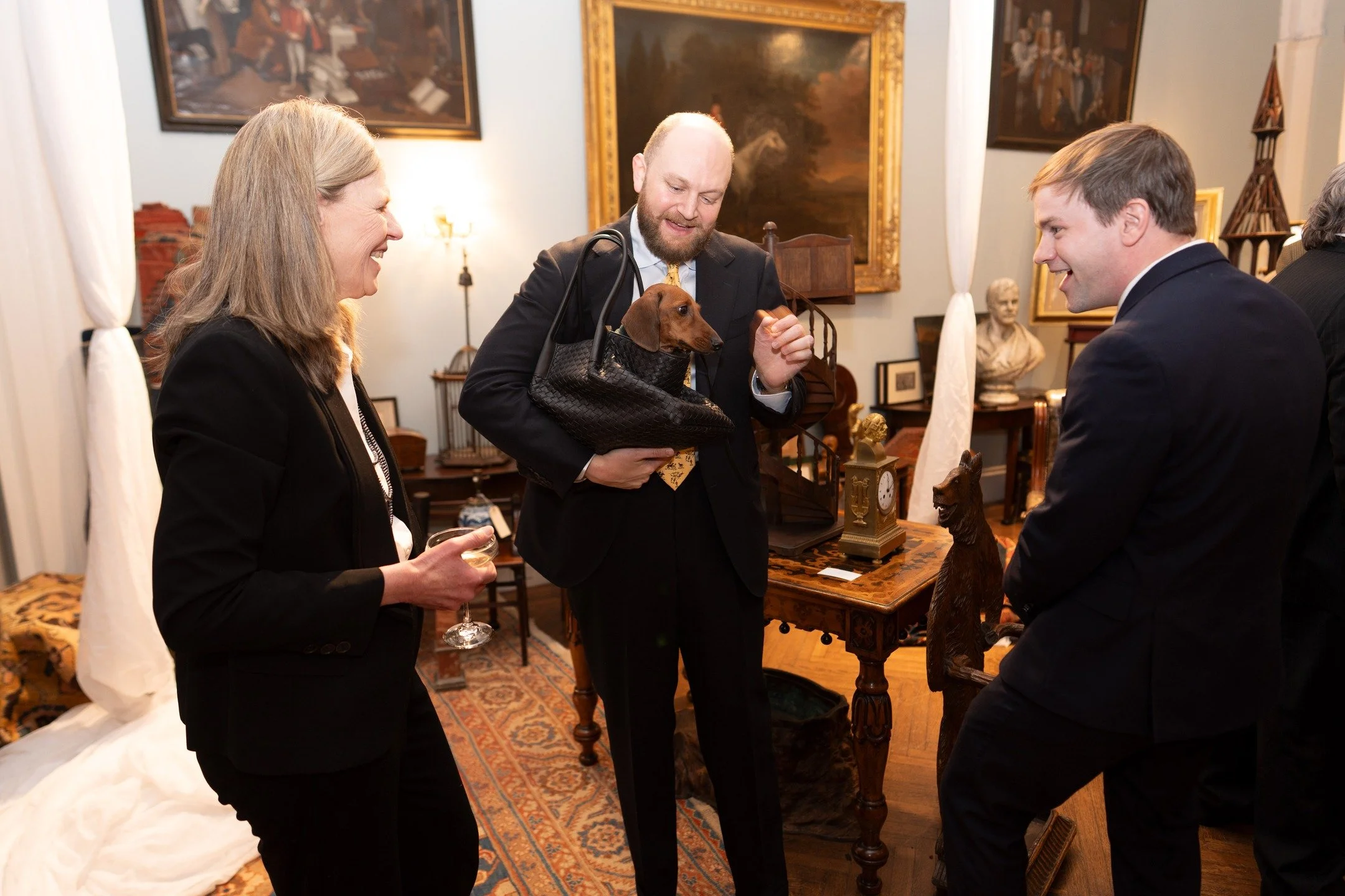 "The New Guard at the Altar: A Divine Debut for the Young Antique Dealers Association&rdquo; is now up on New York Social Diary.

Jeff Hirsch writes, &ldquo;While seasoned collectors braved the drafty corridors of the Winter Antique Show last we