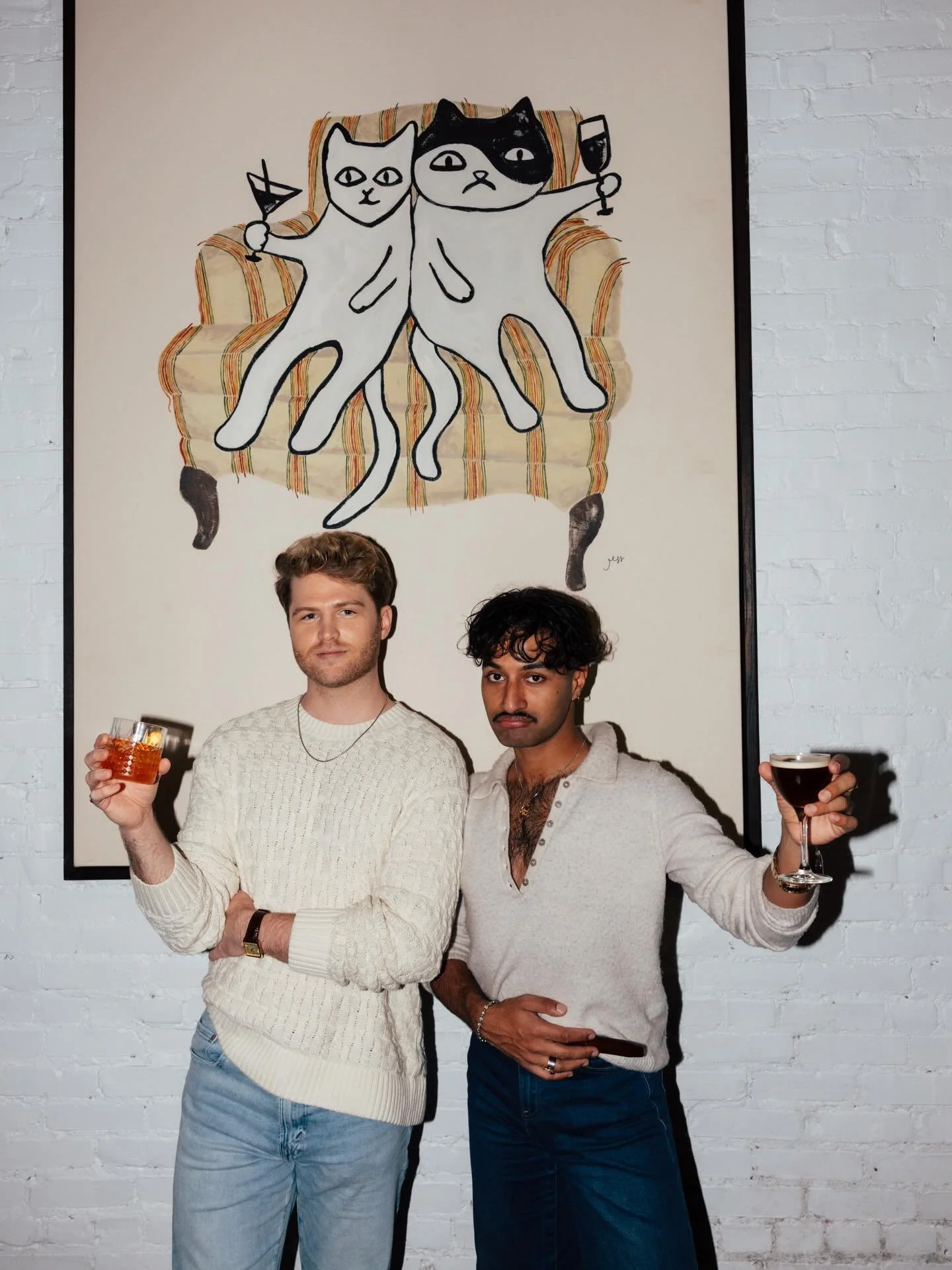 Meet Paul &amp; Tina (the cats of course)🐾

Or as chef Victor King says, &ldquo;those are my cats.&rdquo;

They&rsquo;ve officially taken over the front of the room + the bar now answers to Paul &amp; Tina&rsquo;s. A little more personality, a littl